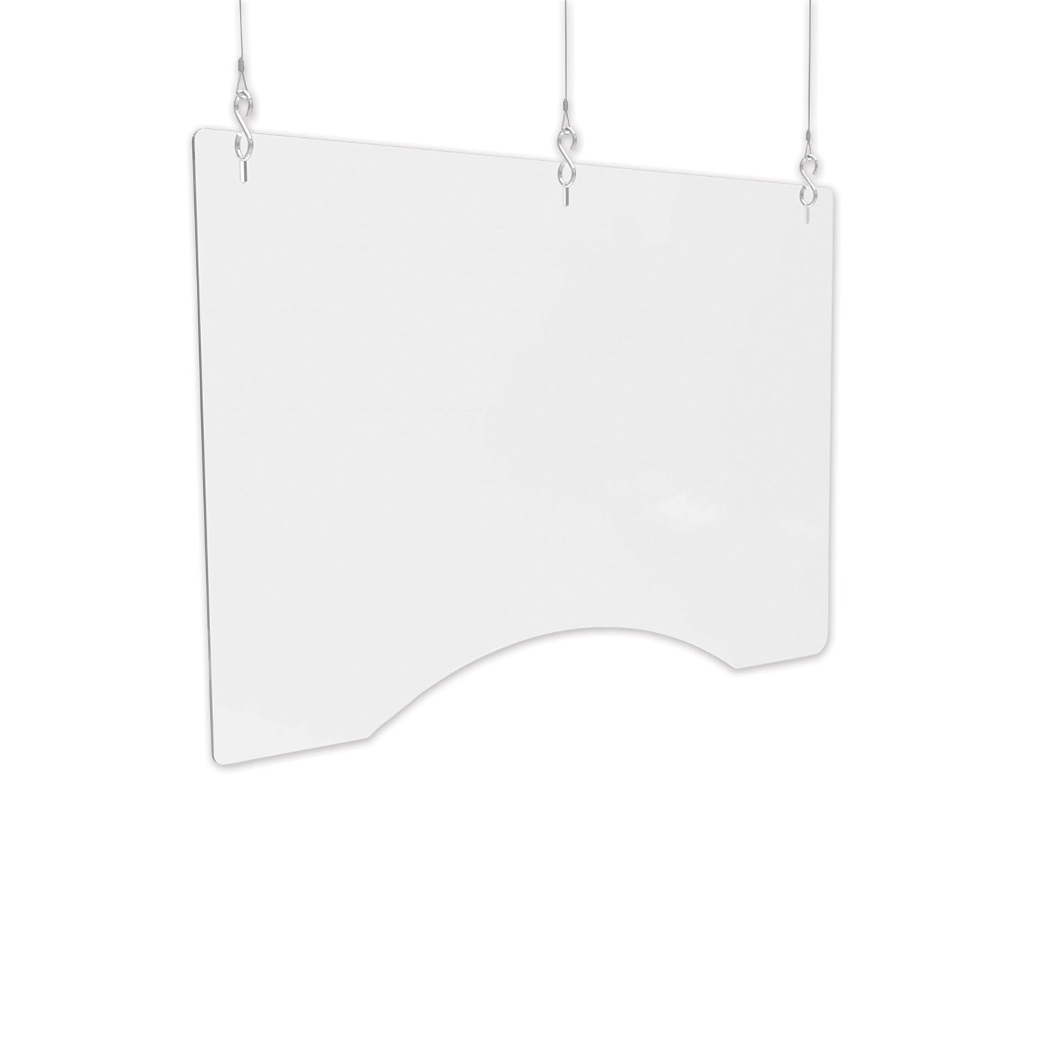 Hanging Barrier | deflecto® Acrylic 2-Pack
