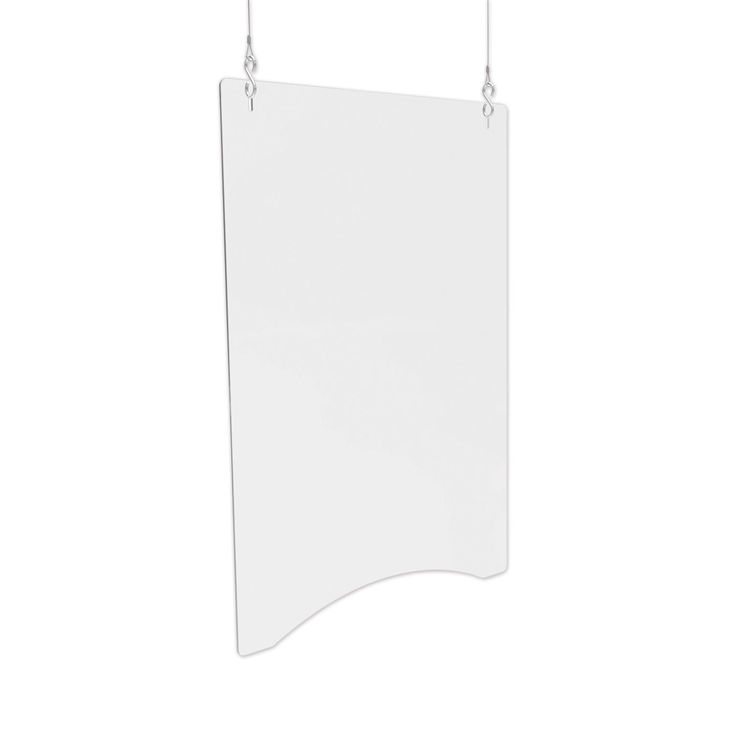 Hanging Barrier | deflecto® Acrylic 2-Pack