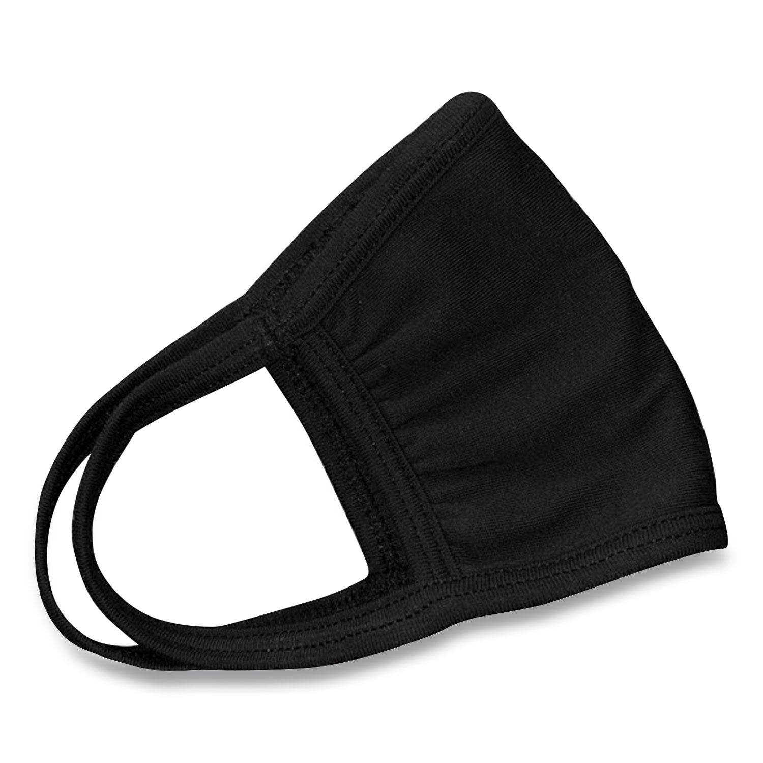 Cotton Face Mask | Antimicrobial Finish | Black 10-Pk