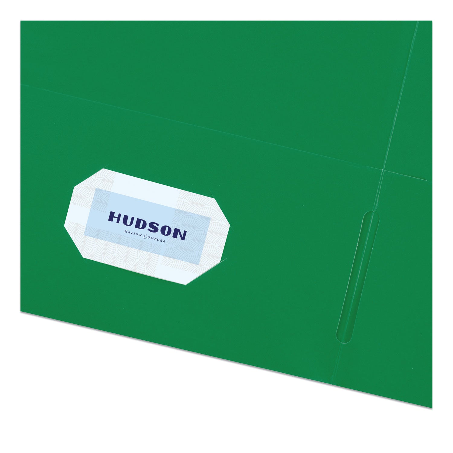 Avery® Two-Pocket Folder, 40-Sheet Capacity, 11 X 8.5, Green, 25/box