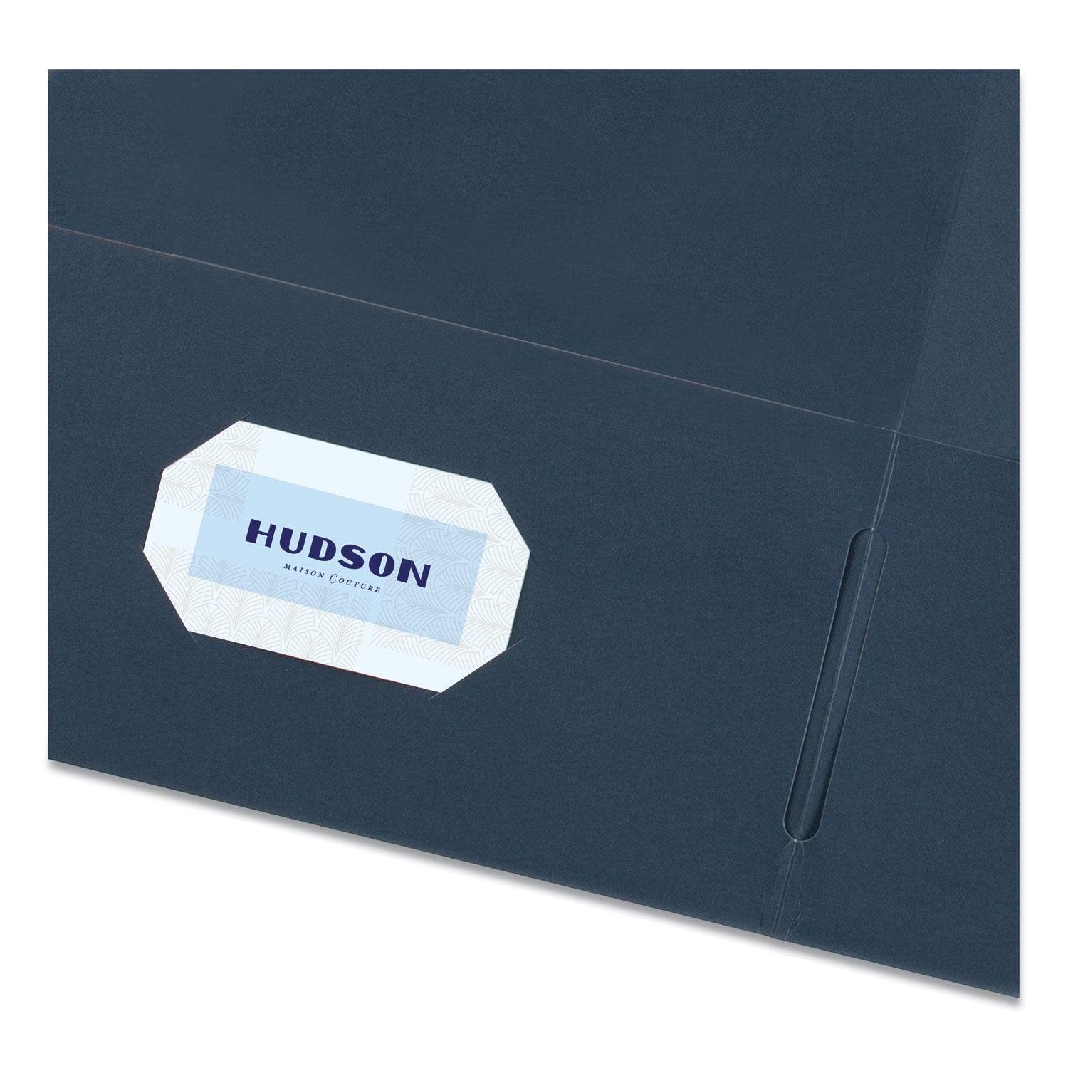 Avery® Two-Pocket Folder, 40-Sheet Capacity, 11 X 8.5, Dark Blue, 25/box
