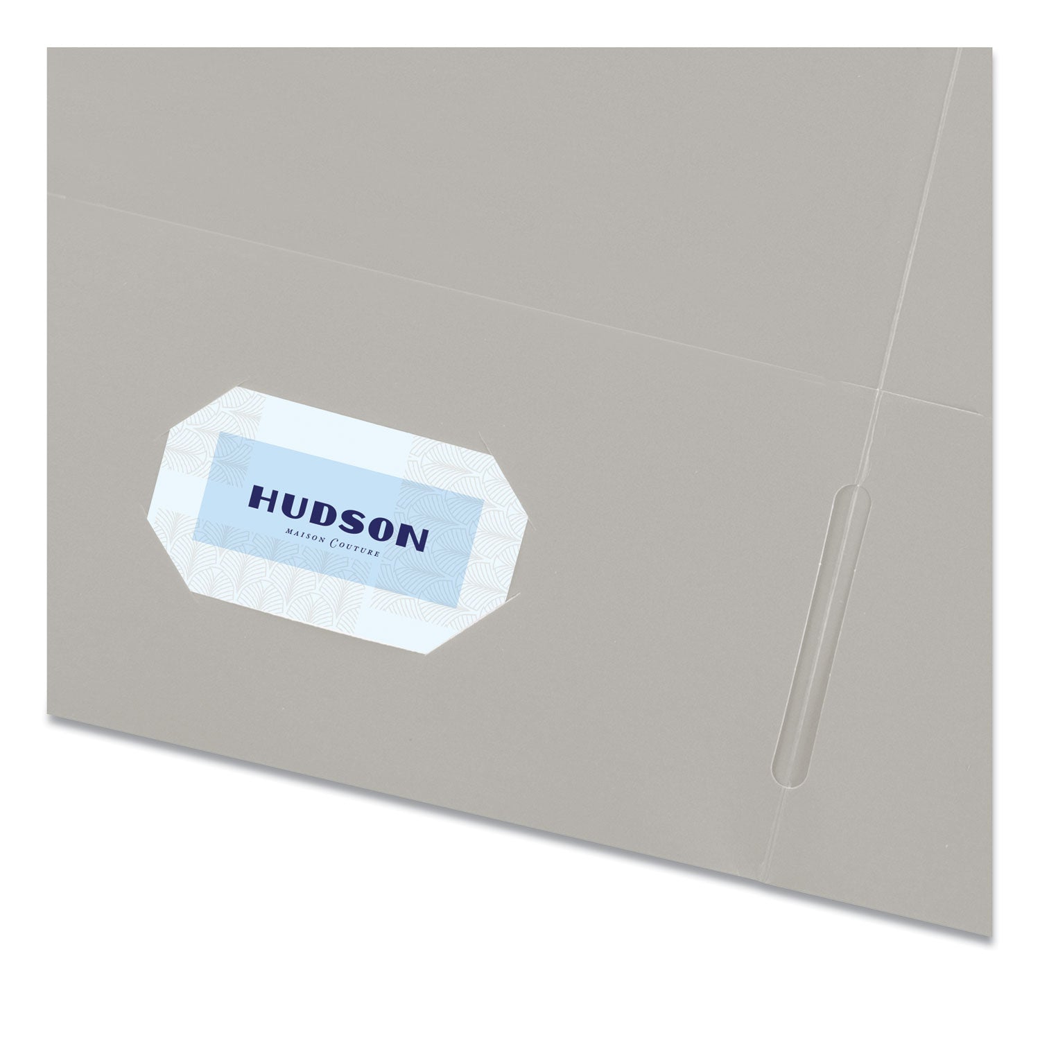 Avery® Two-Pocket Folder, 40-Sheet Capacity, 11 X 8.5, Gray, 25/box