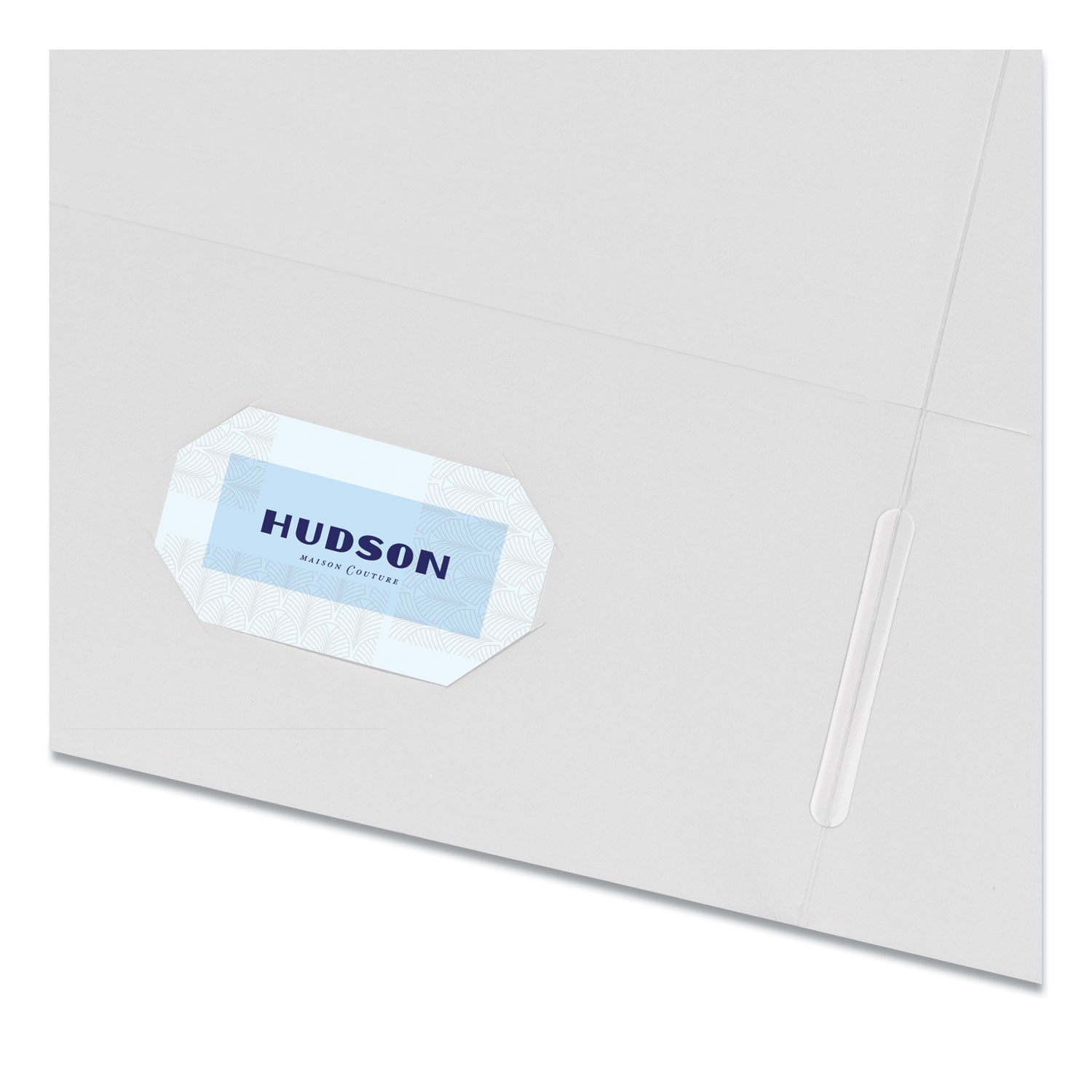 Avery® Two-Pocket Folder, 40-Sheet Capacity, 11 X 8.5, White, 25/box