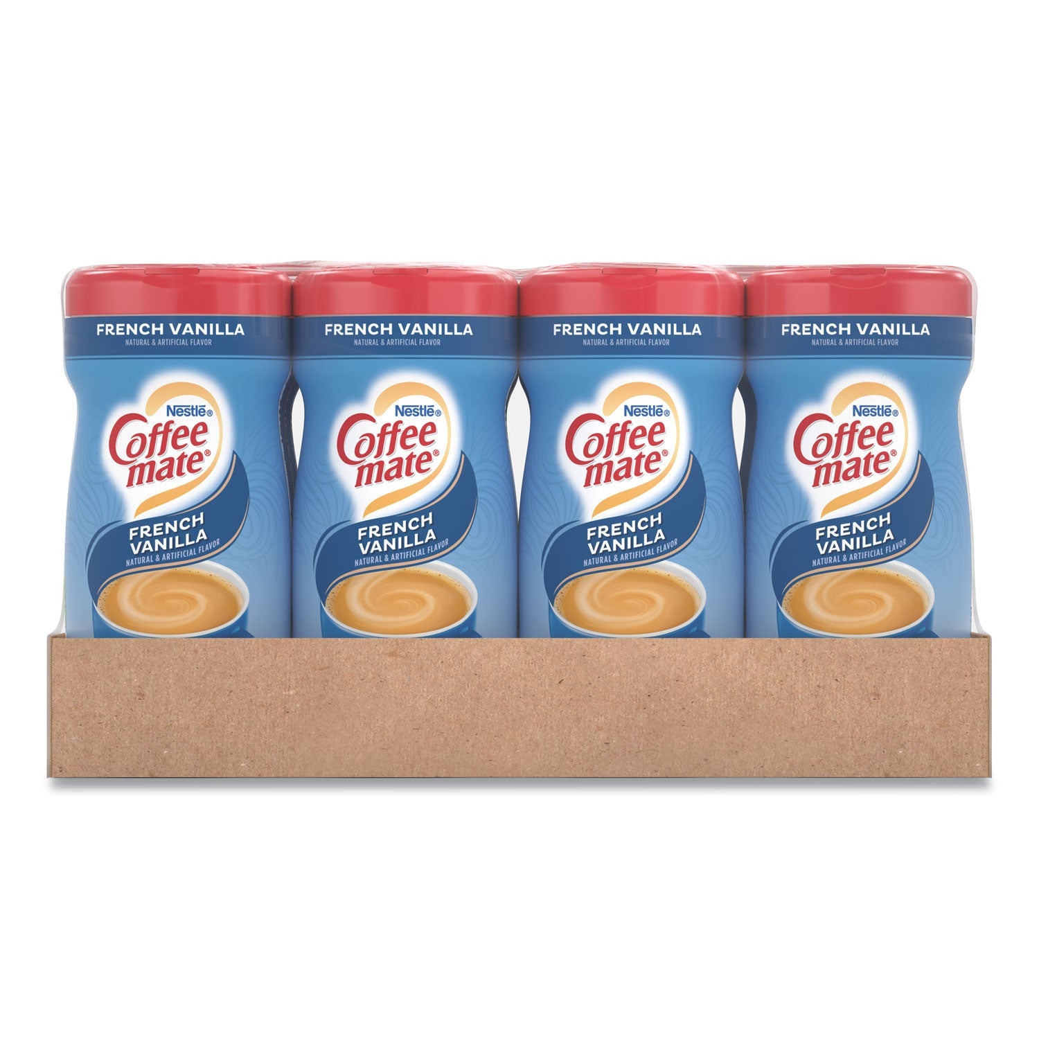 Coffee mate® Non-Dairy Powdered Creamer, French Vanilla, 15 Oz Canister, 12/carton
