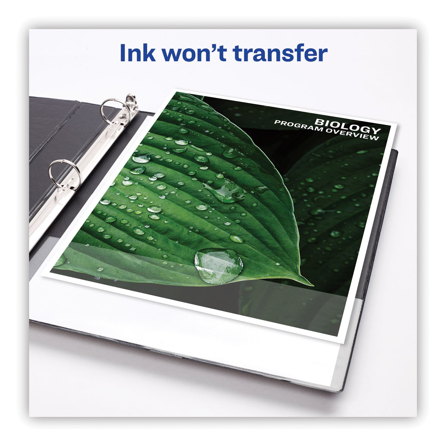 Avery® Heavy-Duty Non Stick View Binder With Durahinge And Slant Rings, 3 Rings, 1" Capacity, 11 X 8.5, White, 4/pack - Bloom Skins