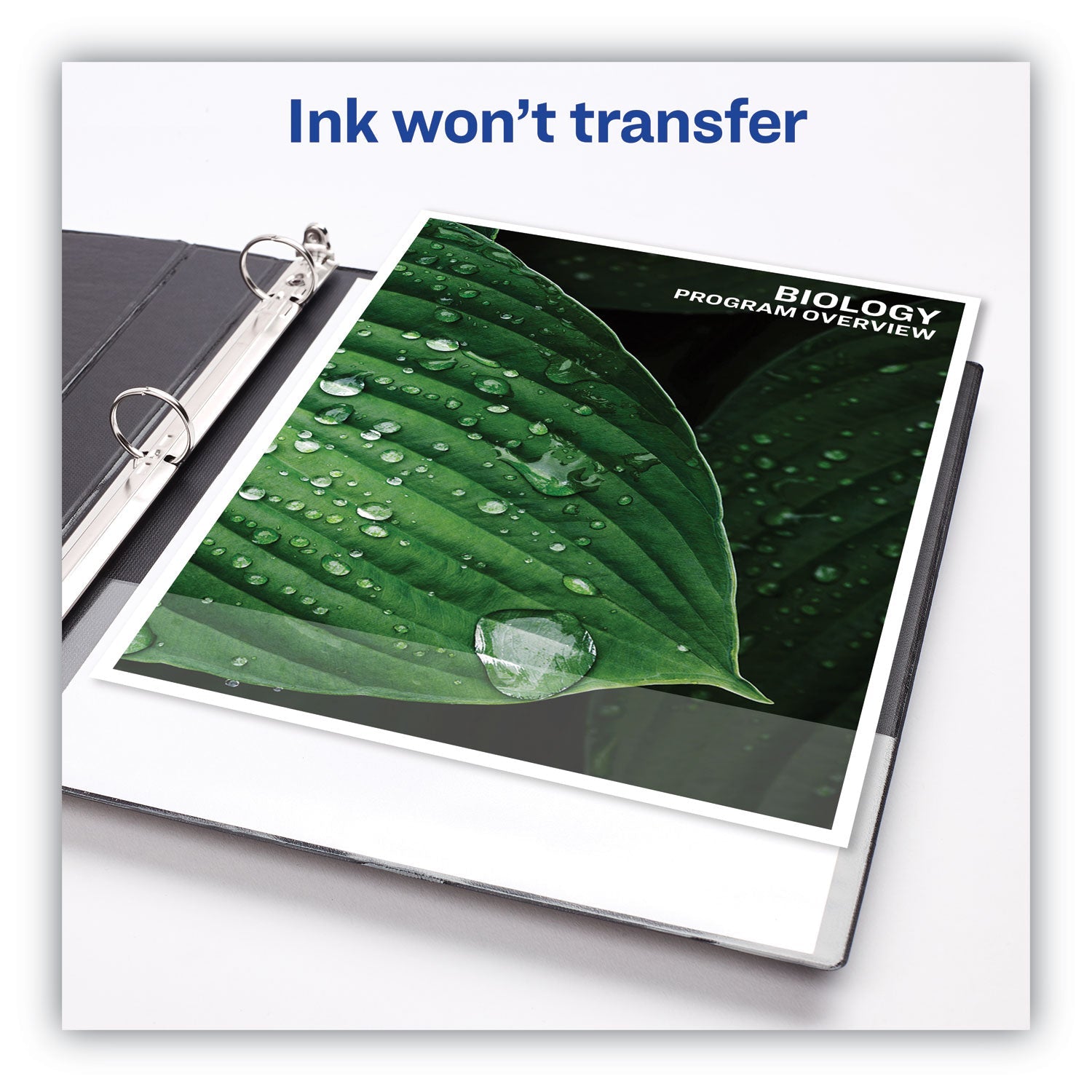 Avery® Heavy-Duty Non Stick View Binder With Durahinge And Slant Rings, 3 Rings, 3" Capacity, 11 X 8.5, White, 2/pack - Bloom Skins