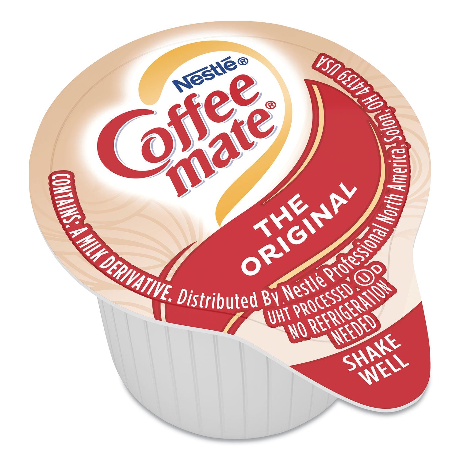 Coffee mate® Liquid Coffee Creamer, Original, 0.38 oz Mini Cups, 50/Box, 4 Boxes/Carton