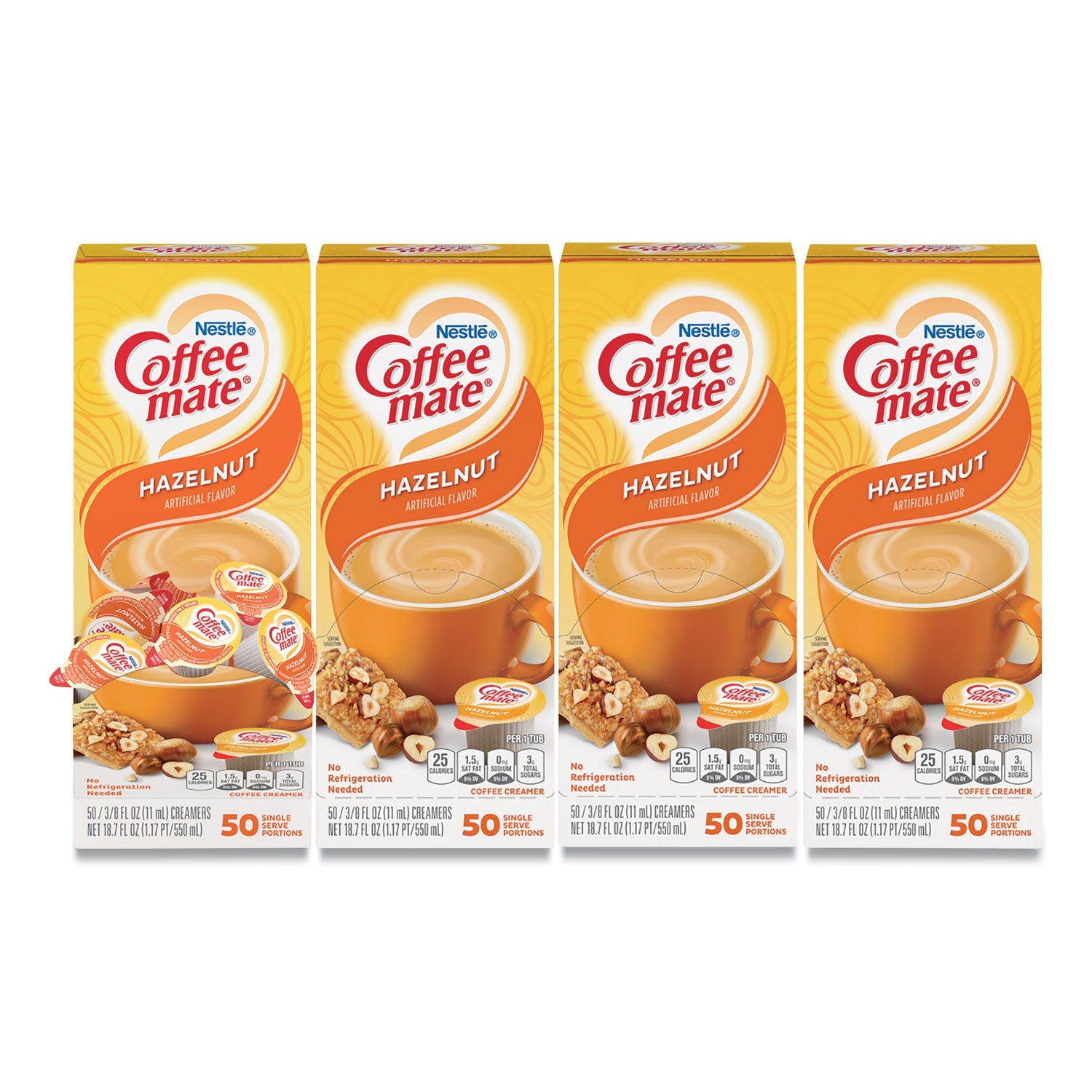 Liquid Coffee Creamer | Hazelnut, 200/Carton