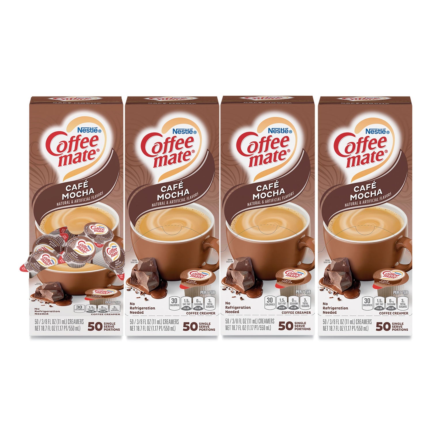 Coffee mate Creamer | Cafe Mocha Singles, 50-ct