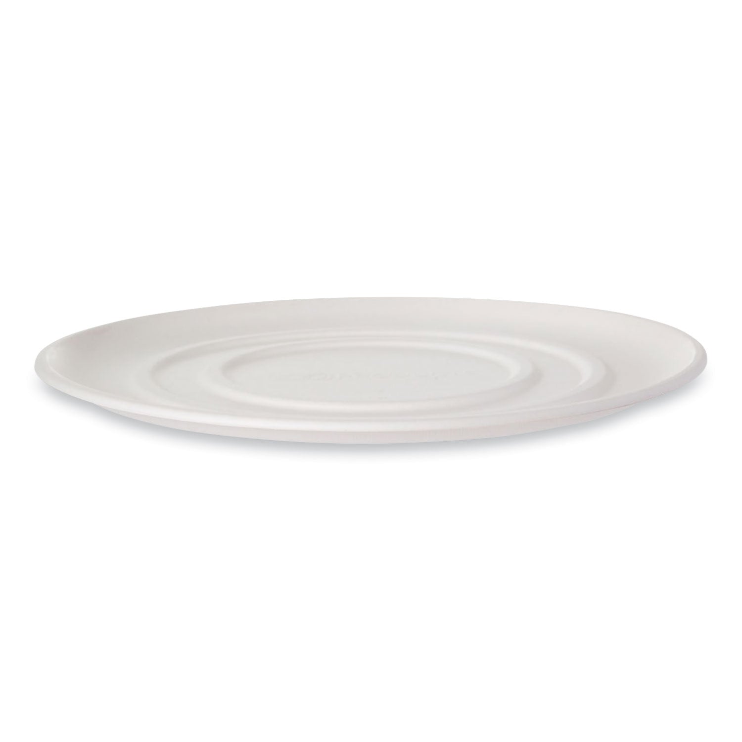 Eco-Products® WorldView Molded Fiber Pizza Trays, 16 x 16 x 0.2, White, Sugarcane, 50/Carton