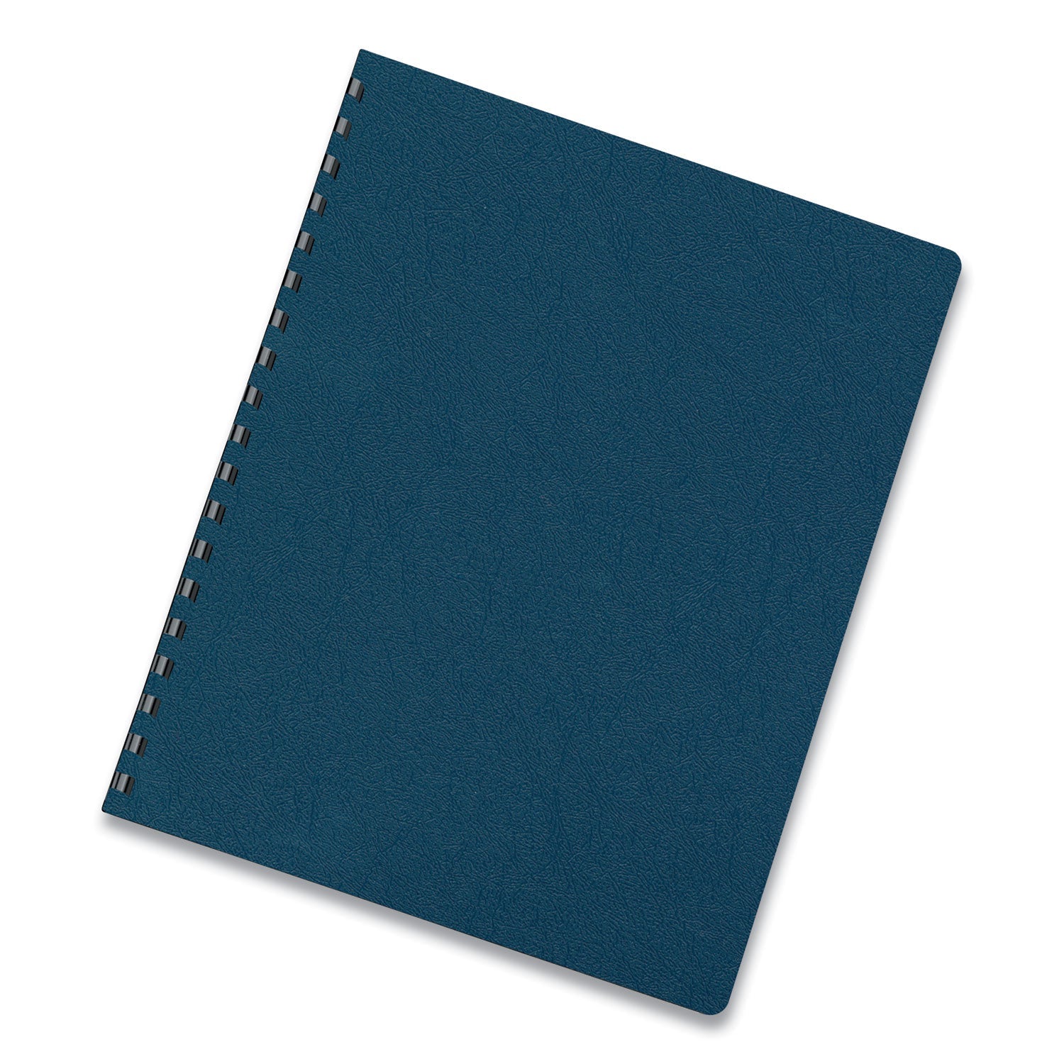 Fellowes® Executive Leather-Like Presentation Cover, Navy, 11.25 x 8.75, Unpunched, 50/Pack