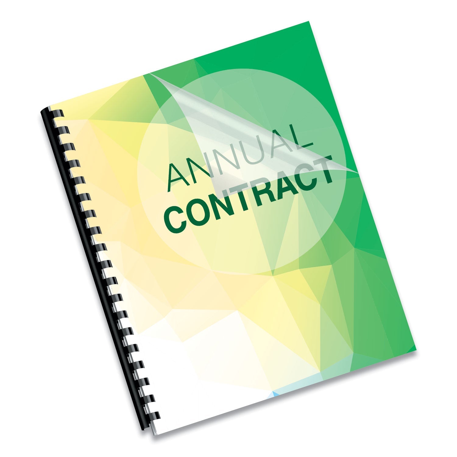 Fellowes® Crystals Transparent Presentation Covers for Binding Systems, Clear, with Square Corners, 11 x 8.5, Unpunched, 100/Pack