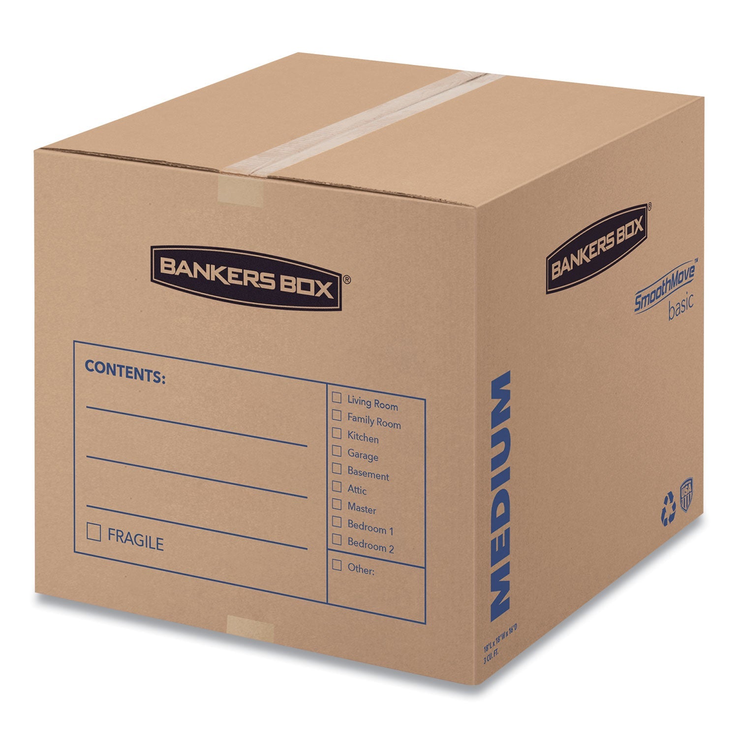 Basic Moving Boxes | Medium 20-Pack RSC
