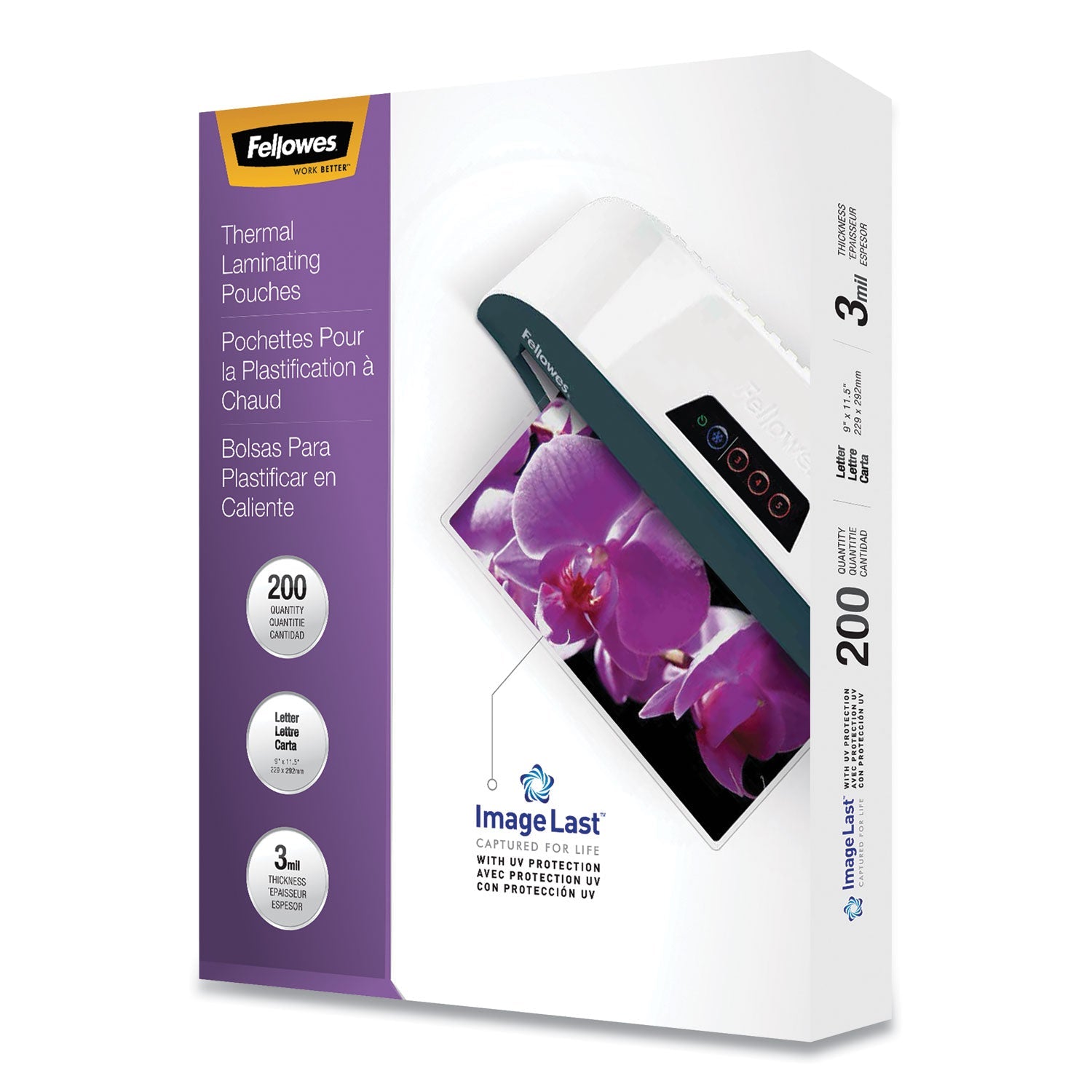 ImageLast Laminating Pouches | 3 Mil UV 200-Pack