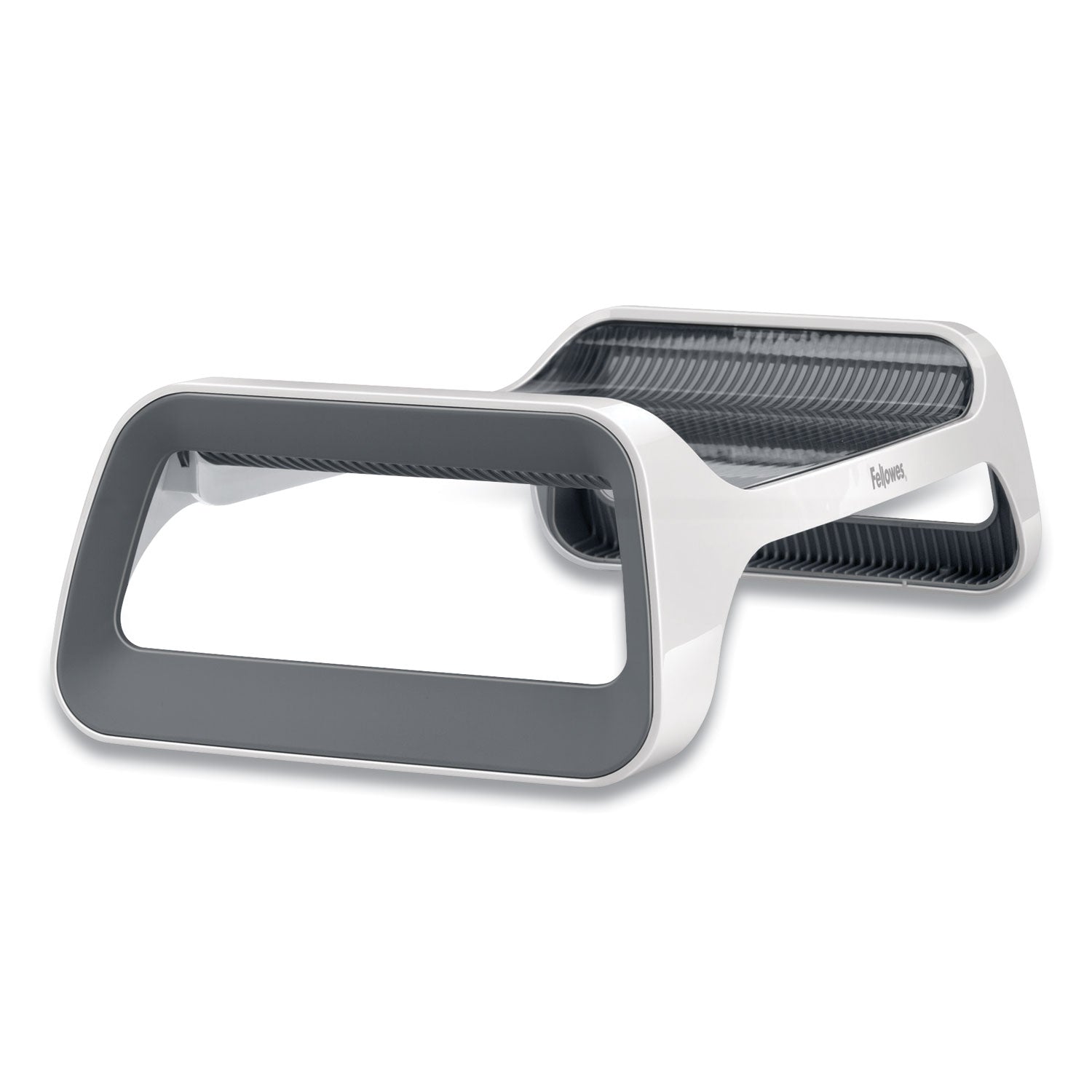 Fellowes® I-Spire Series Monitor Lift, 20" X 8.88" X 4.88", White/gray, Supports 25 Lbs