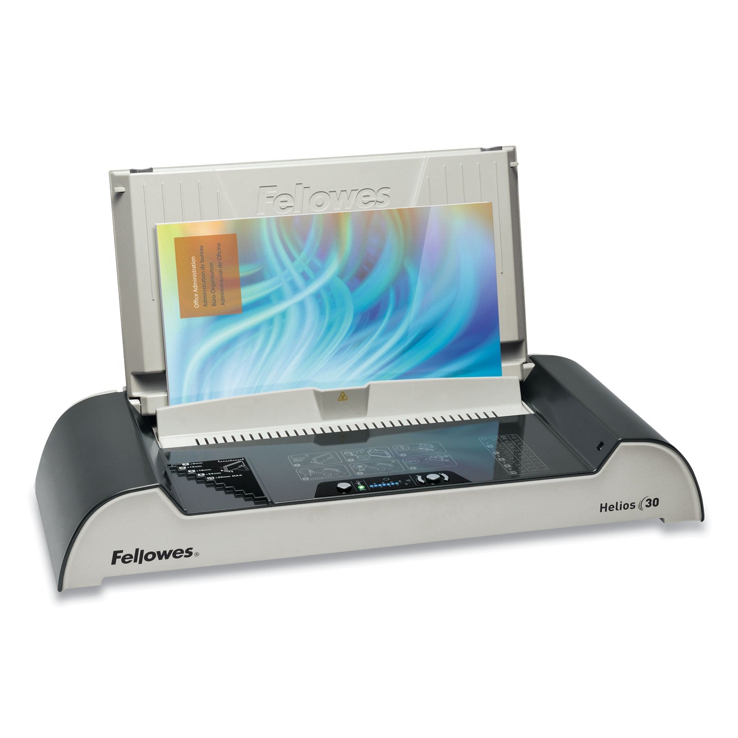 Fellowes® Helios 30 Thermal Binding Machine, 300 Sheets, 20.88 X 9.44 X 3.94, Charcoal/silver