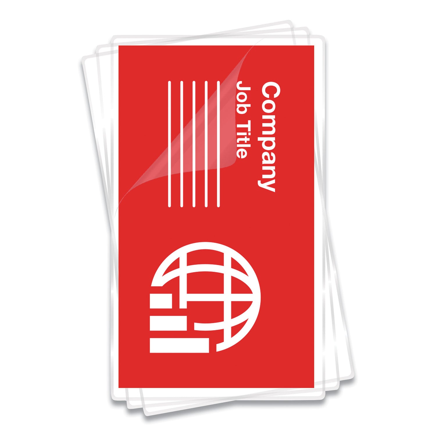 Fellowes® Laminating Pouches, 5 Mil, 3.75" X 2.25", Gloss Clear, 100/pack