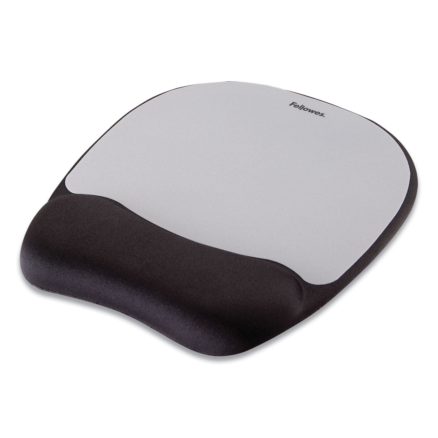 Memory Foam Mouse Pad | Black/Silver, Fellowes®