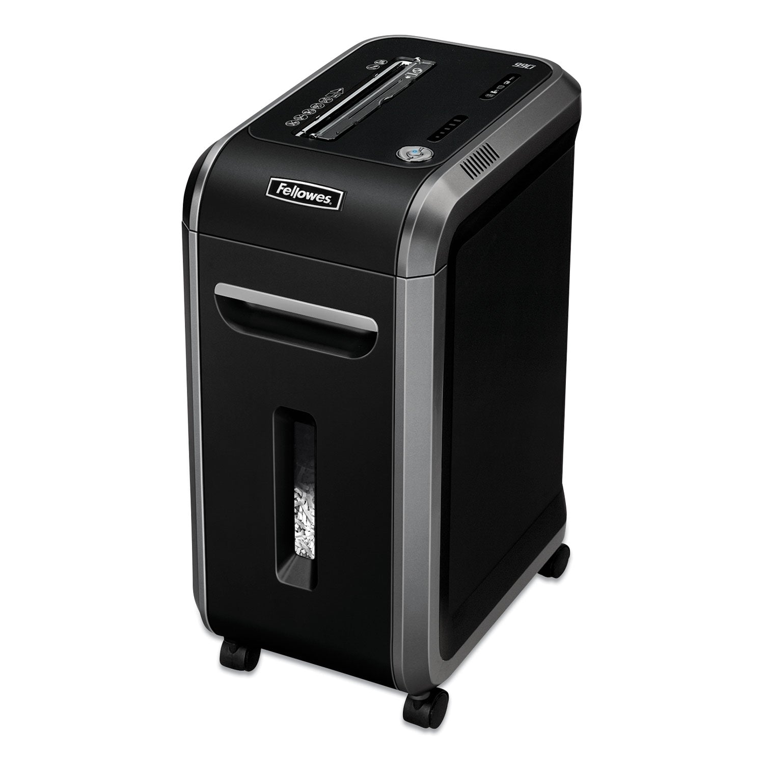 Fellowes® Powershred 99ci 100% Jam Proof Cross-Cut Shredder, 18 Manual Sheet Capacity