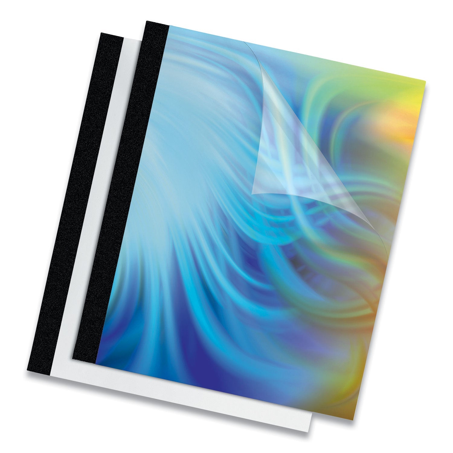 Fellowes® Thermal Binding System Presentation Covers, Clear, 31 to 60 Sheet Capacity, 11 x 8.5, Unpunched, 10/Pack