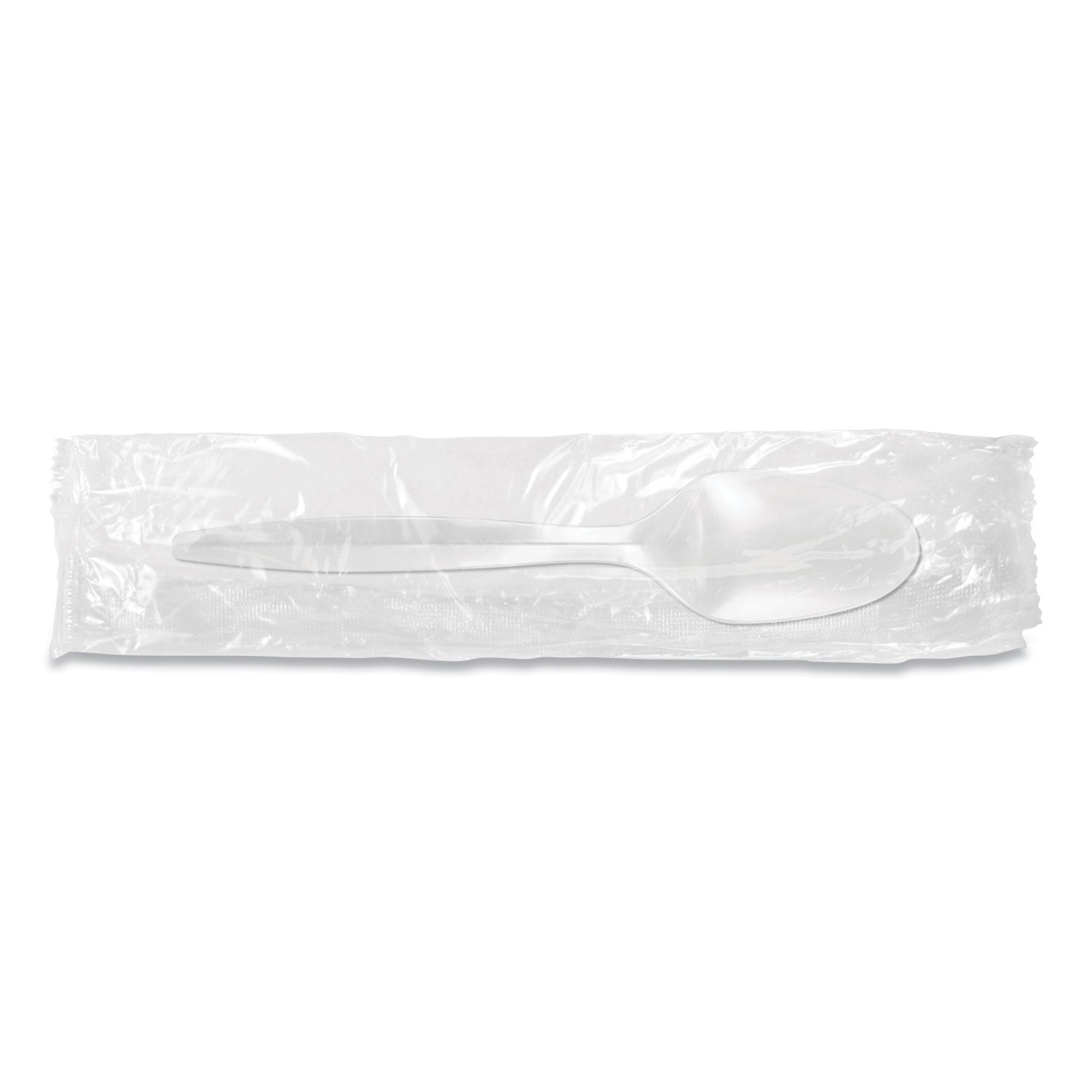Individually Wrapped Mediumweight Spoon | White