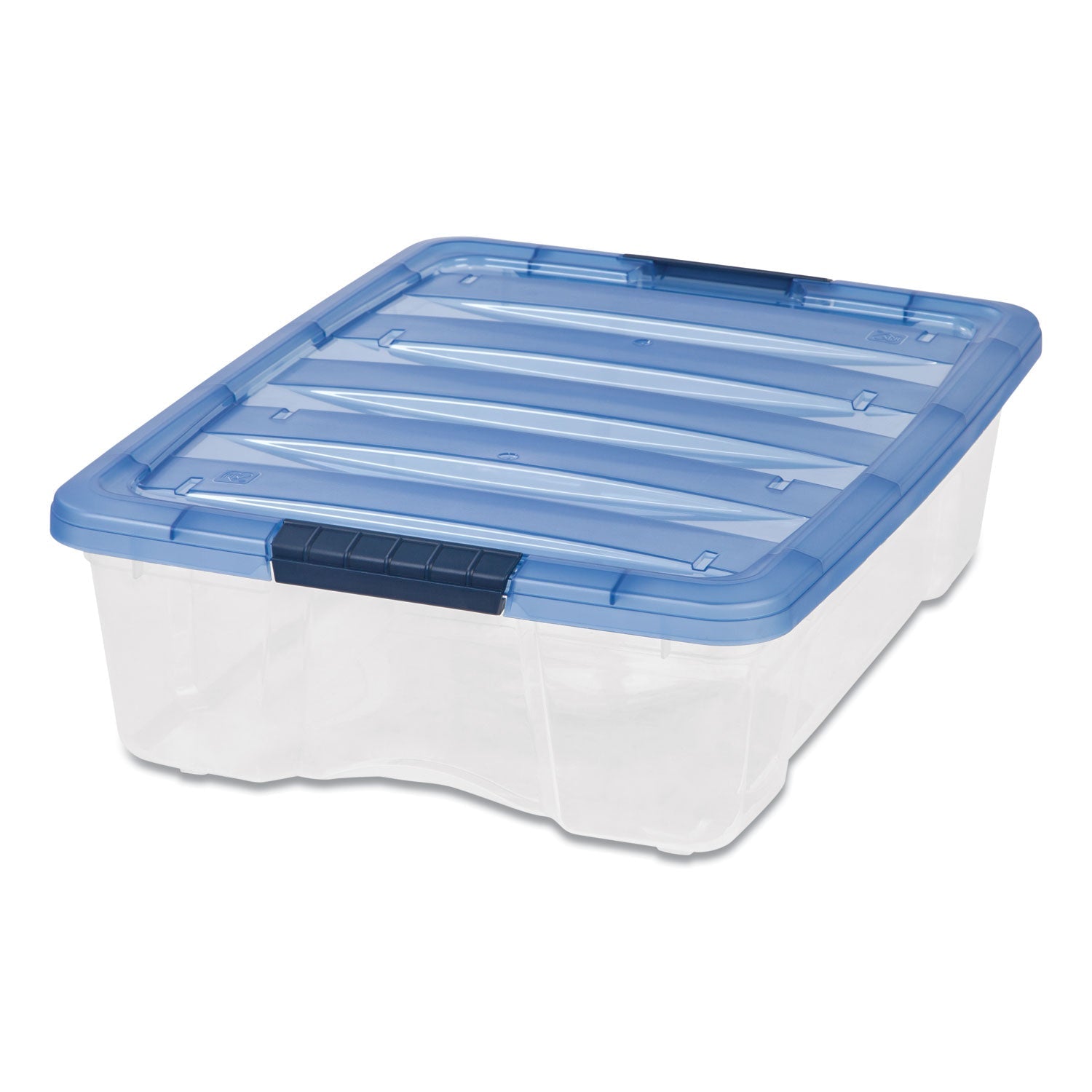 IRIS Stack And Pull Latching Storage Box | Clear