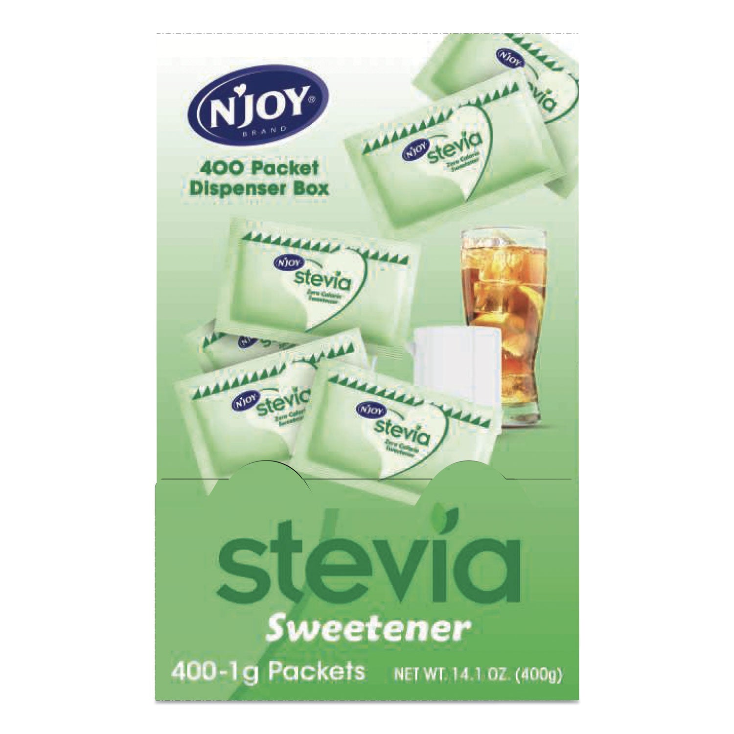 N'Joy Stevia Artificial Sweetener, 0.04 oz Packet, 400/Box