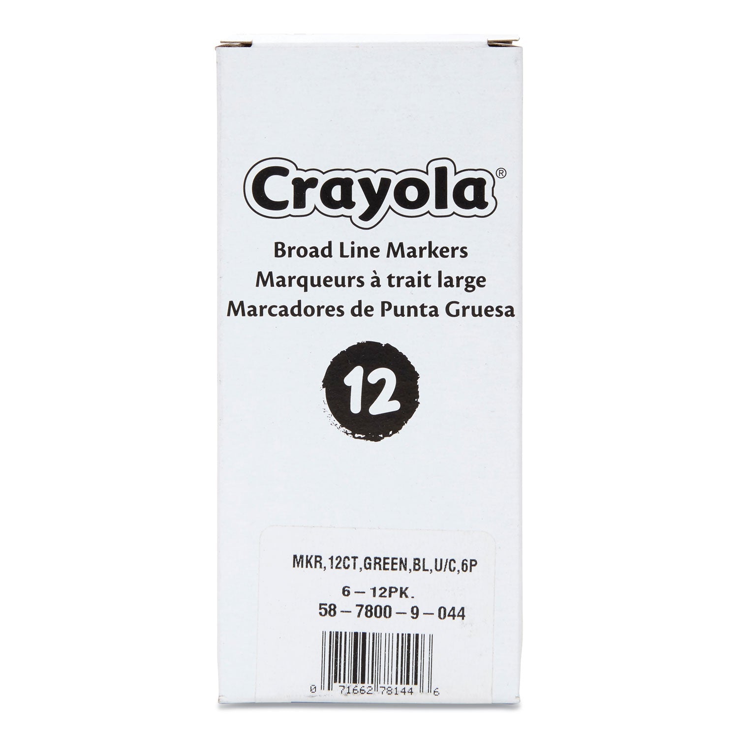 Broad Line Washable Markers | Green, 12/Box