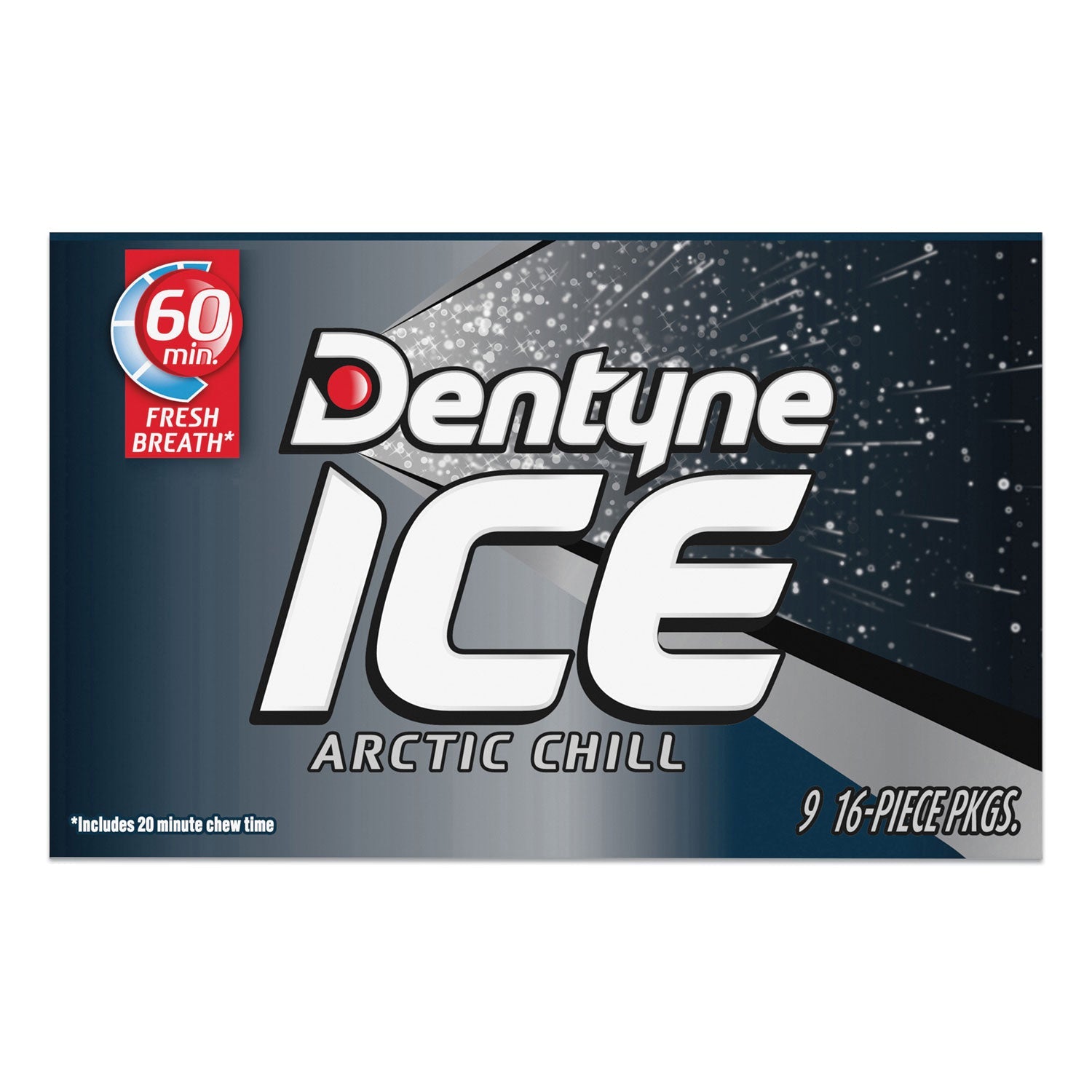 Sugarless Gum | Dentyne Ice Arctic Chill, 9 Packs