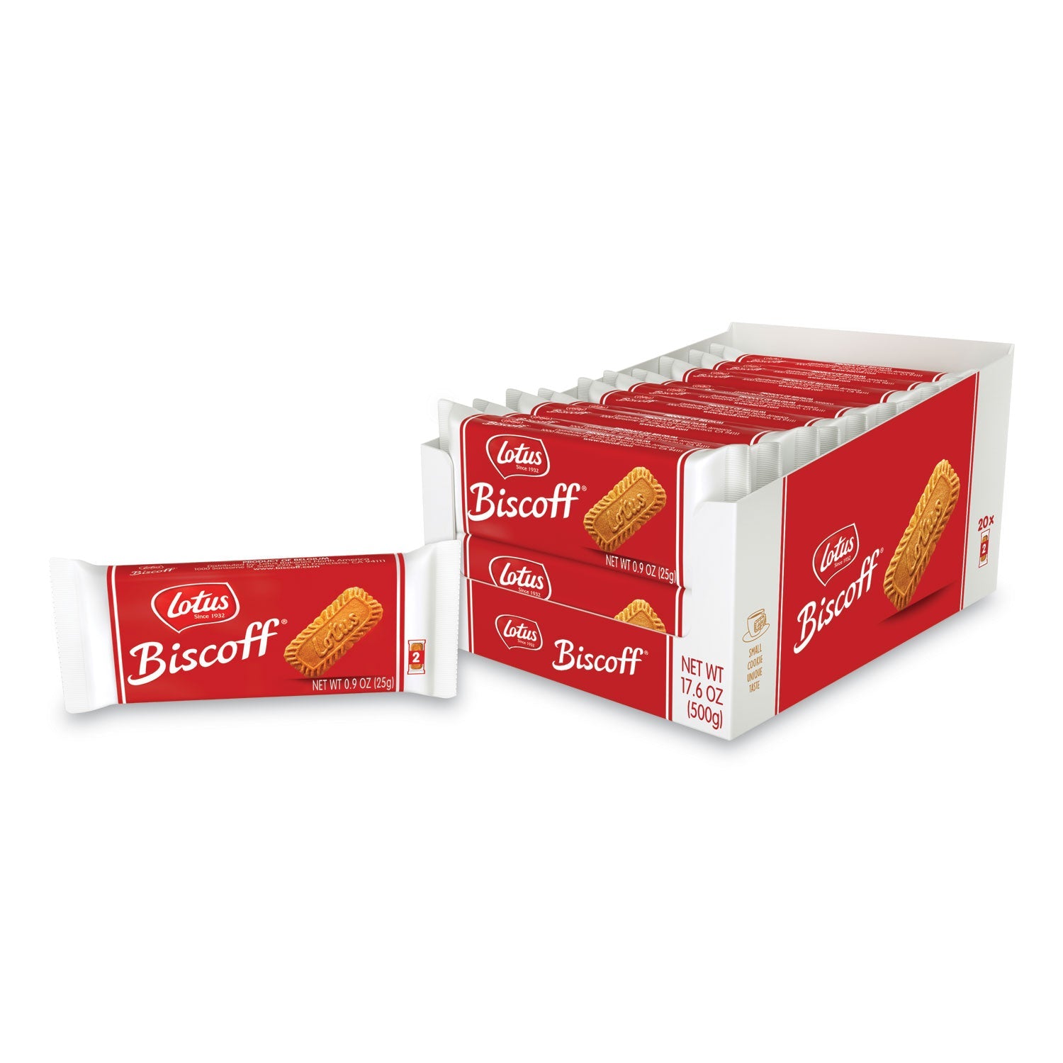 Biscoff Cookies | Caramel, 0.9 Oz, 20/Box