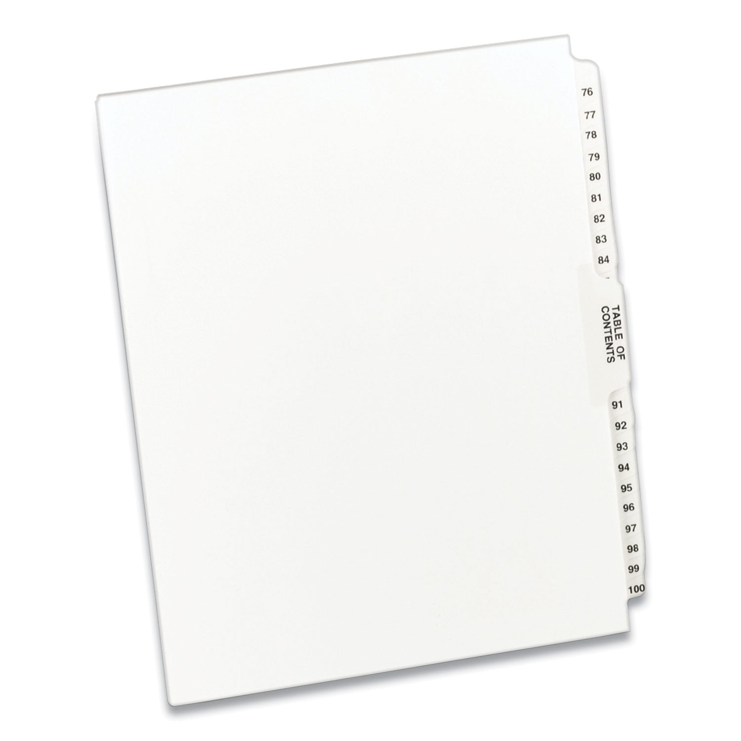 Preprinted Legal Exhibit Side Tab Dividers | 26-Tab