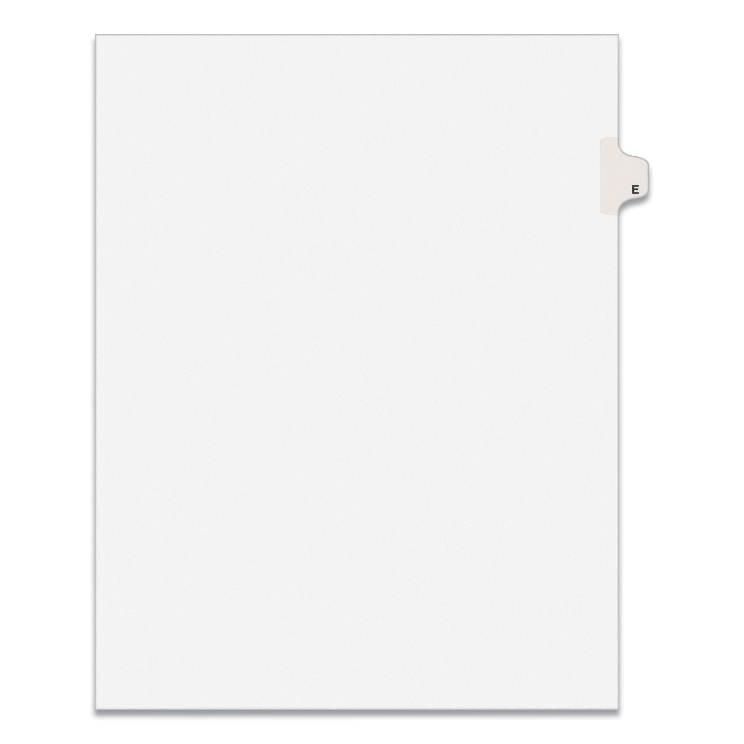 Preprinted Legal Exhibit Side Tab Dividers | 26-Tab