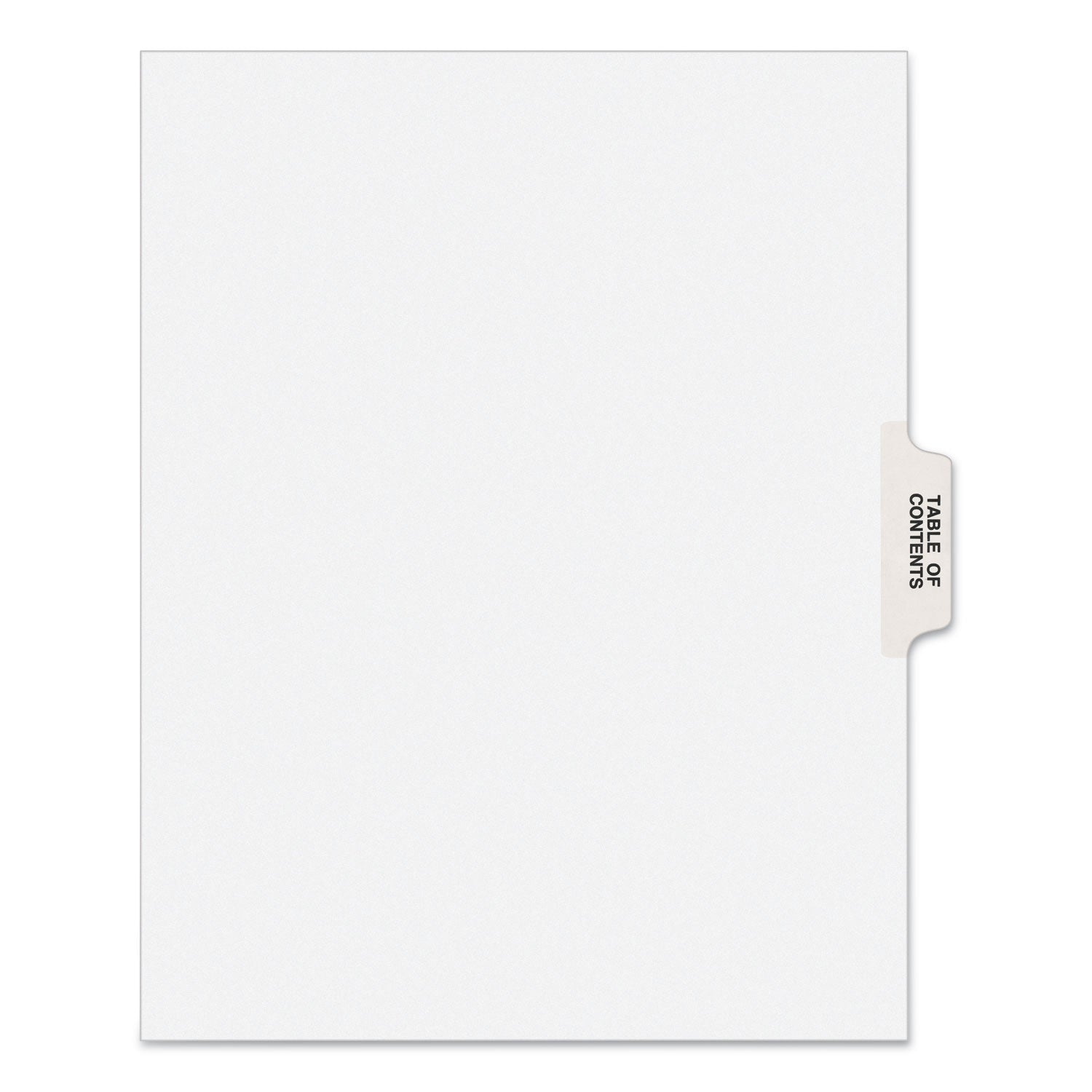 Preprinted Legal Exhibit Side Tab Dividers | 25-Tab