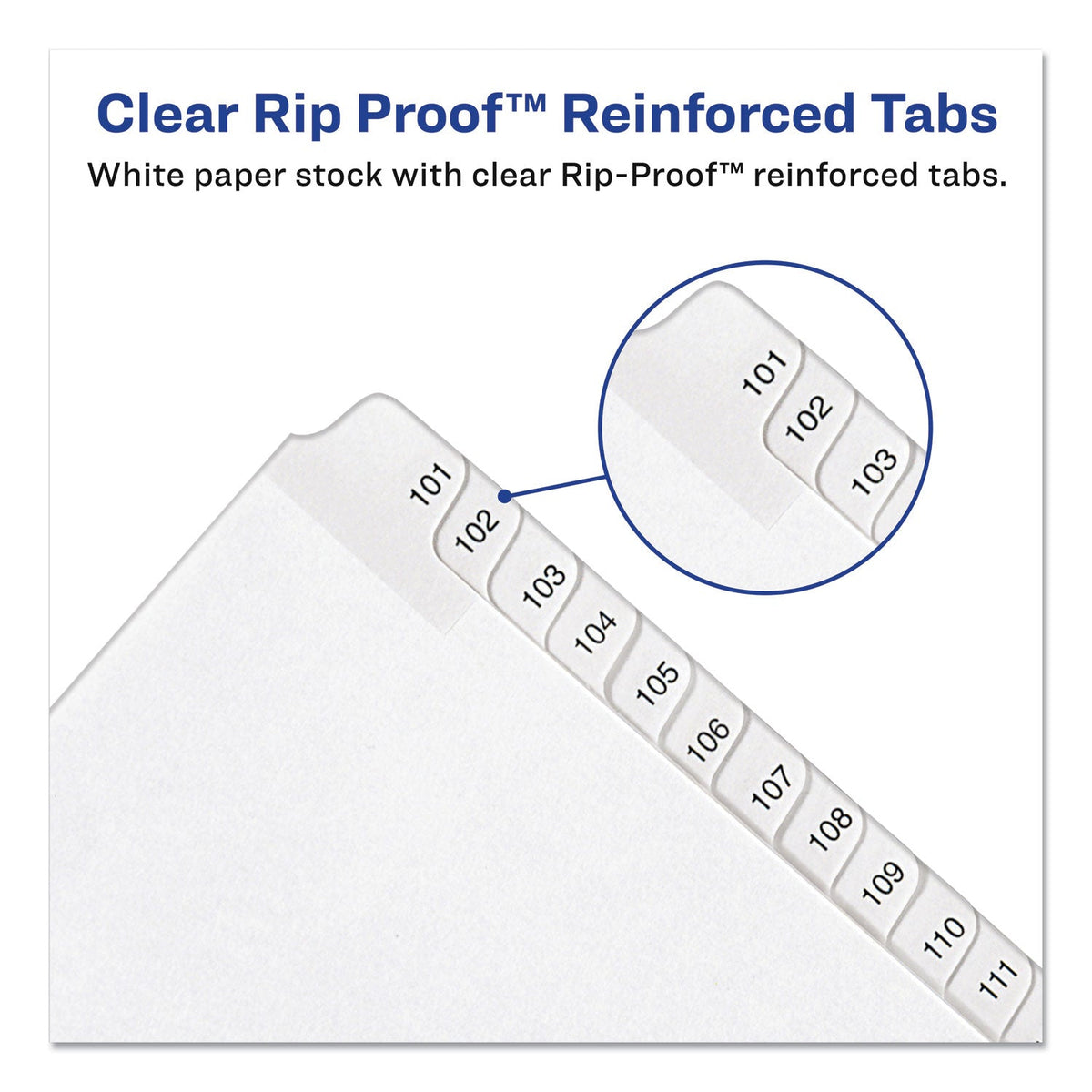 Avery® Preprinted Legal Exhibit Side Tab Index Dividers, Allstate Style, 26-Tab, Exhibit A To Exhibit Z, 11 X 8.5, White, 1 Set