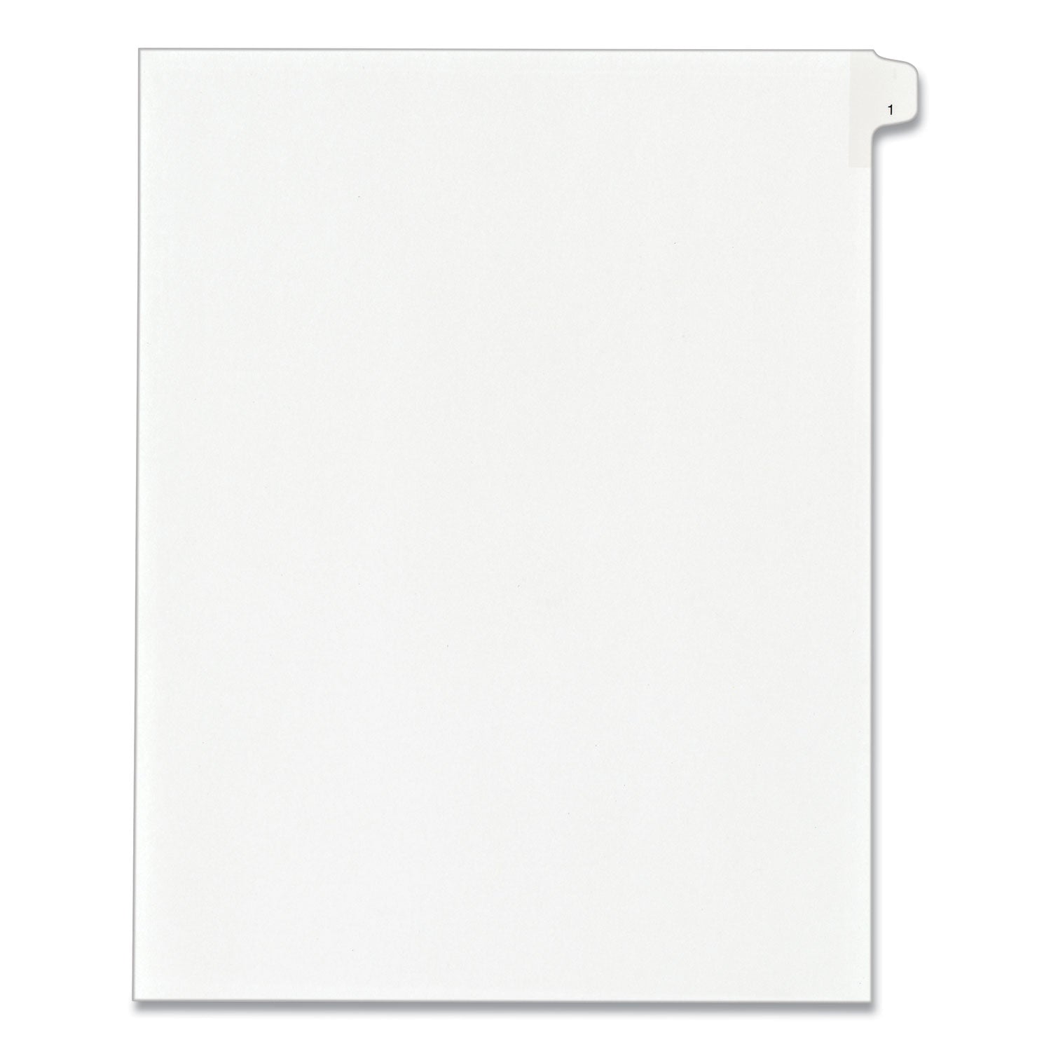 Legal Exhibit Dividers | 10-Tab, No. 1
