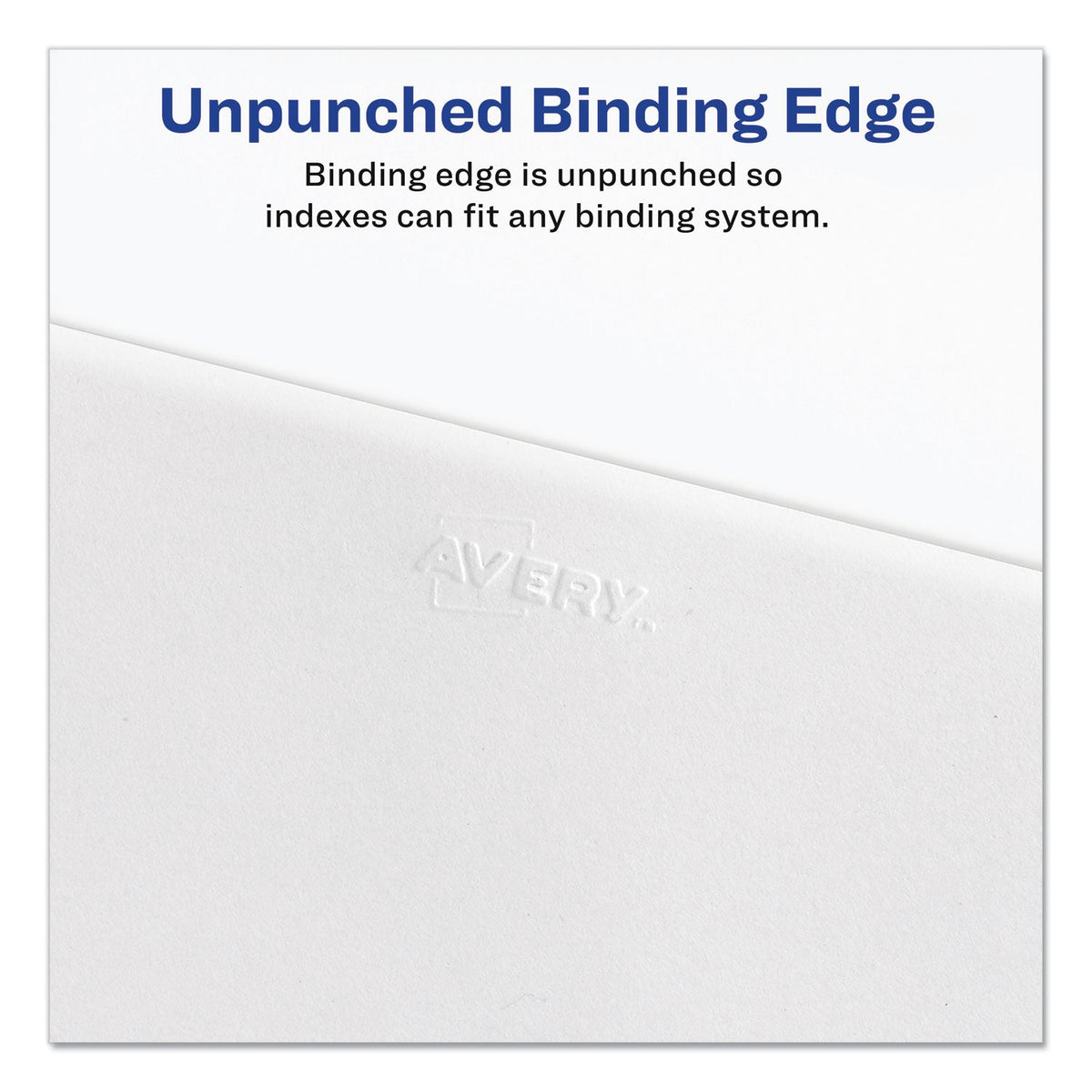 Avery® Preprinted Legal Exhibit Side Tab Index Dividers, Avery Style, 25-Tab, 1 To 25, 11 X 8.5, White, 1 Set