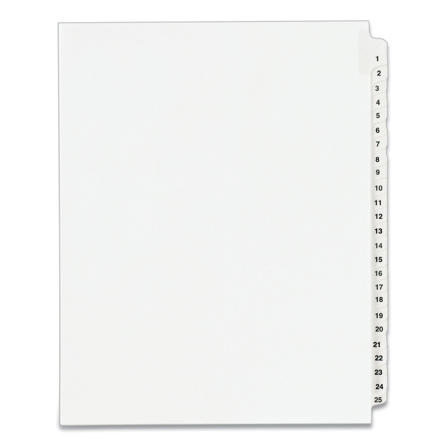 Legal Exhibit Dividers | Tabs 1-25 | Avery®