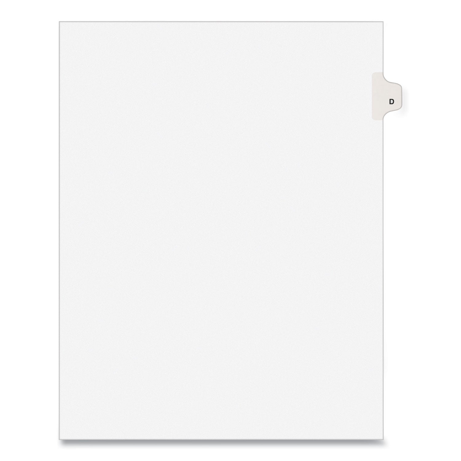 Preprinted Legal Exhibit Side Tab Dividers | 26-Tab