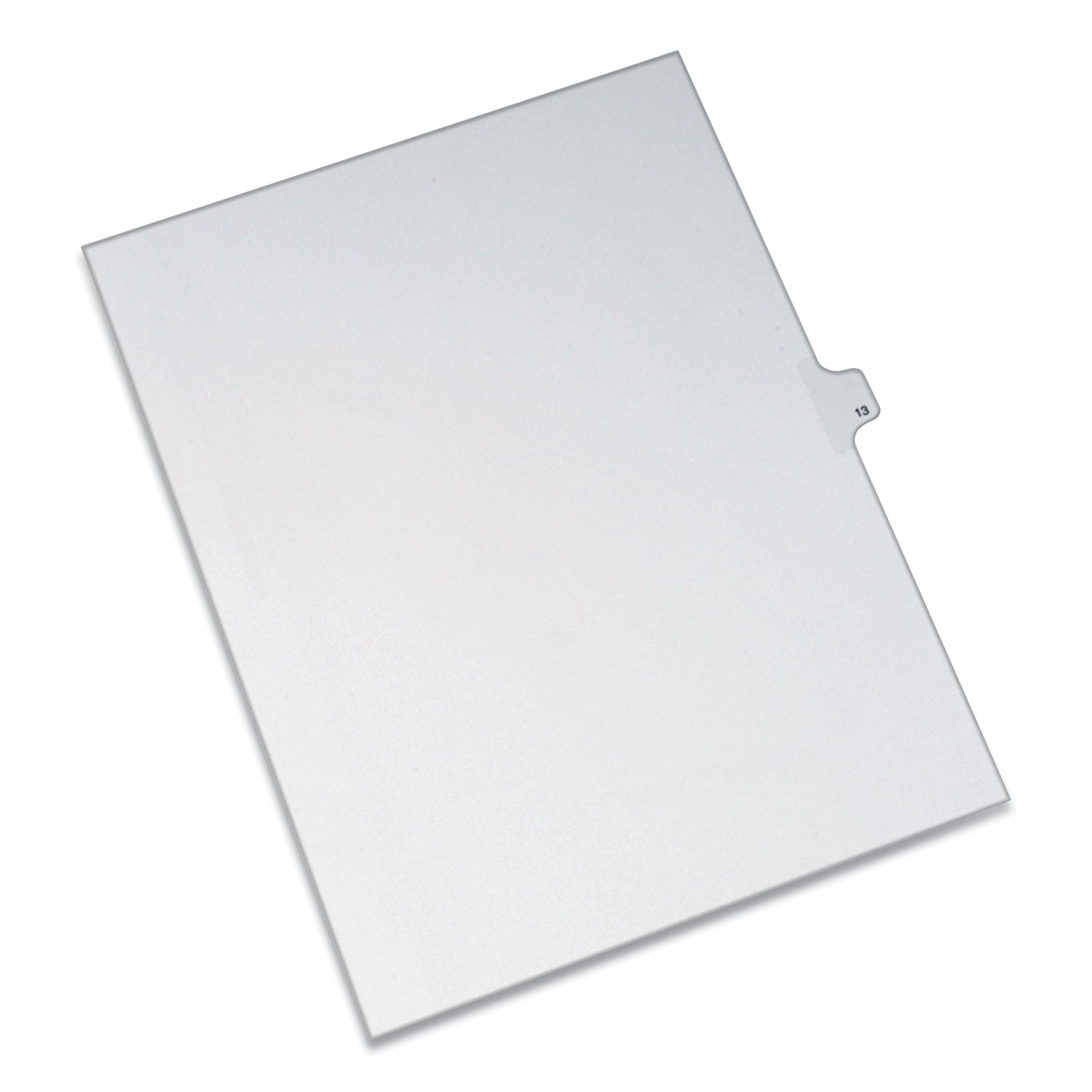 Legal Exhibit Side Tab Index Dividers | 10-Tab