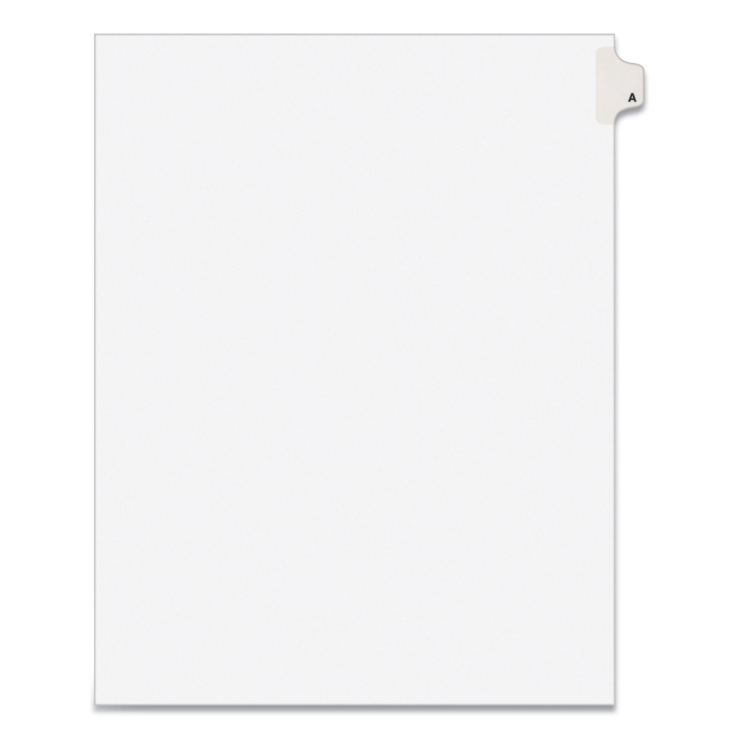 Preprinted Legal Exhibit Side Tab Dividers | 26-Tab