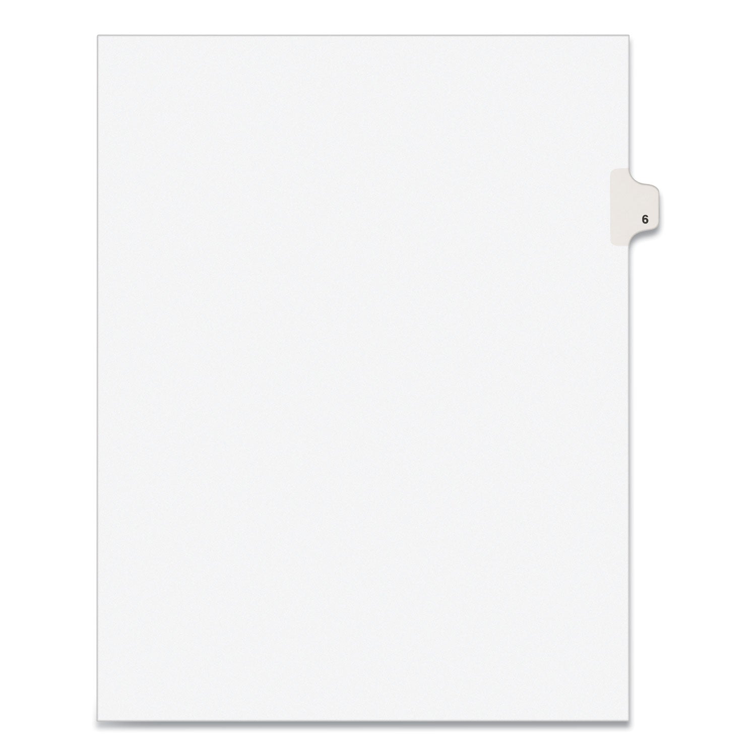 Preprinted Legal Exhibit Side Tab Dividers | 10-Tab