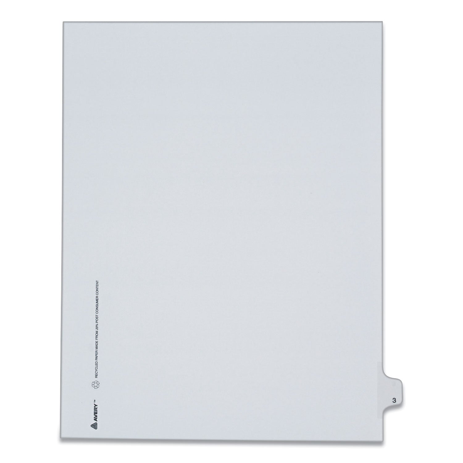 Legal Exhibit Dividers | 10-Tab, No. 3