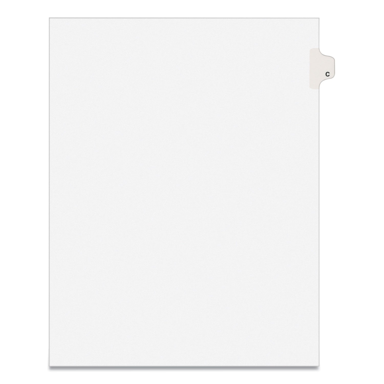 Preprinted Legal Exhibit Side Tab Dividers | 26-Tab