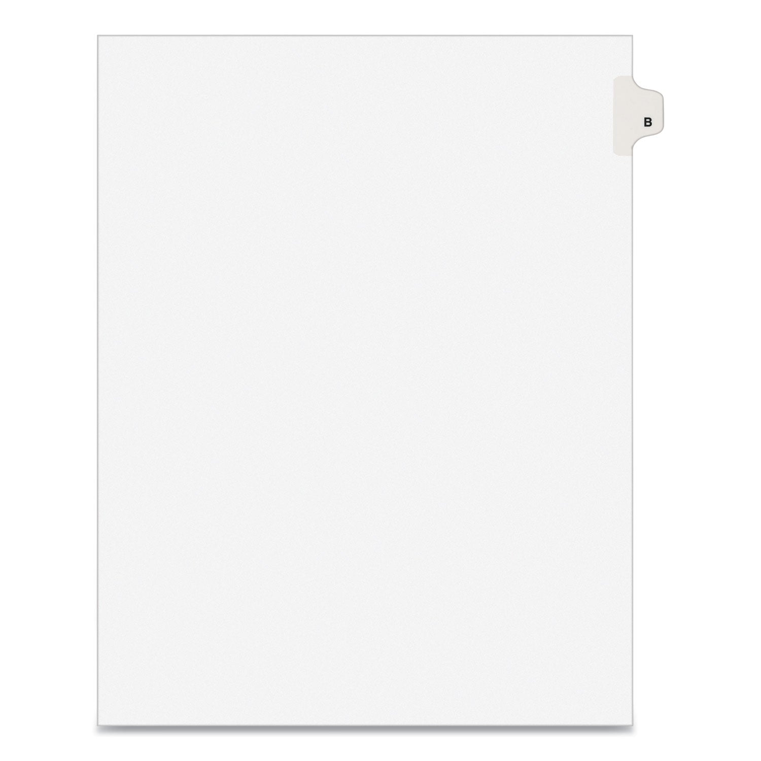 Preprinted Legal Exhibit Side Tab Dividers | 26-Tab