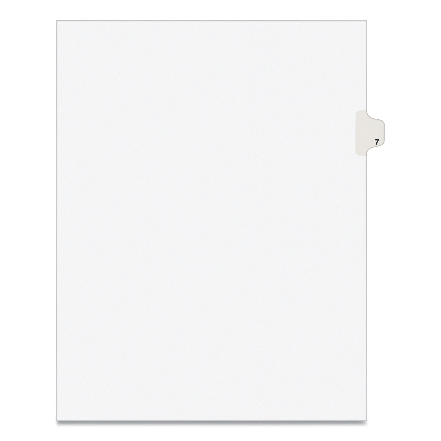 Preprinted Legal Exhibit Side Tab Dividers | 10-Tab