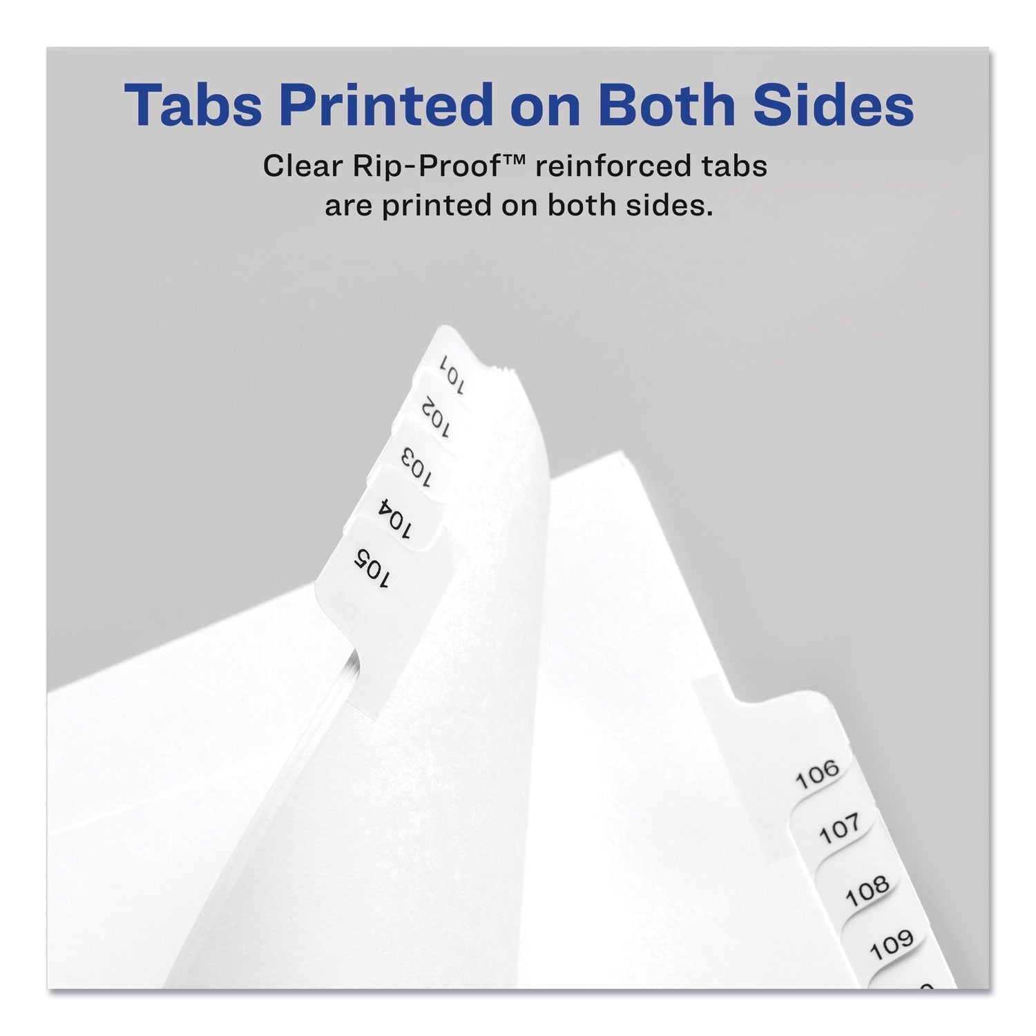 Avery® Preprinted Legal Exhibit Side Tab Index Dividers, Allstate Style, 26-Tab, Exhibit A To Exhibit Z, 11 X 8.5, White, 1 Set