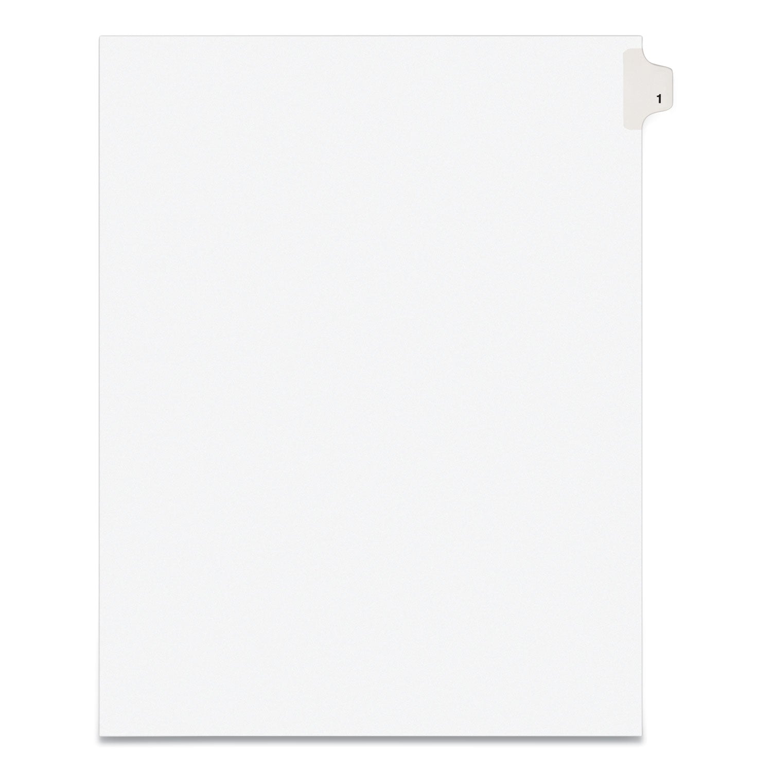Preprinted Legal Exhibit Side Tab Dividers | 10-Tab