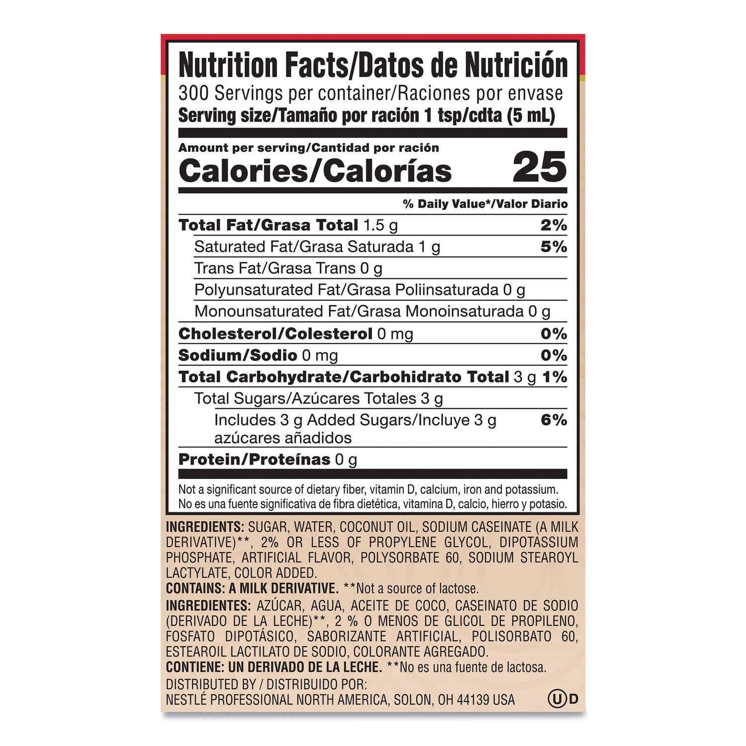 Coffee mate® Liquid Coffee Creamer, Sweetened Original, 1.5 L Pump Bottle