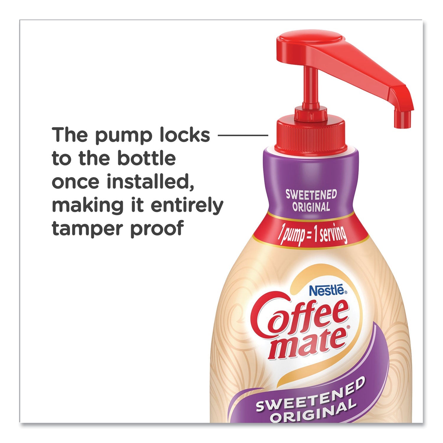 Coffee mate® Liquid Coffee Creamer, Sweetened Original, 1.5 L Pump Bottle