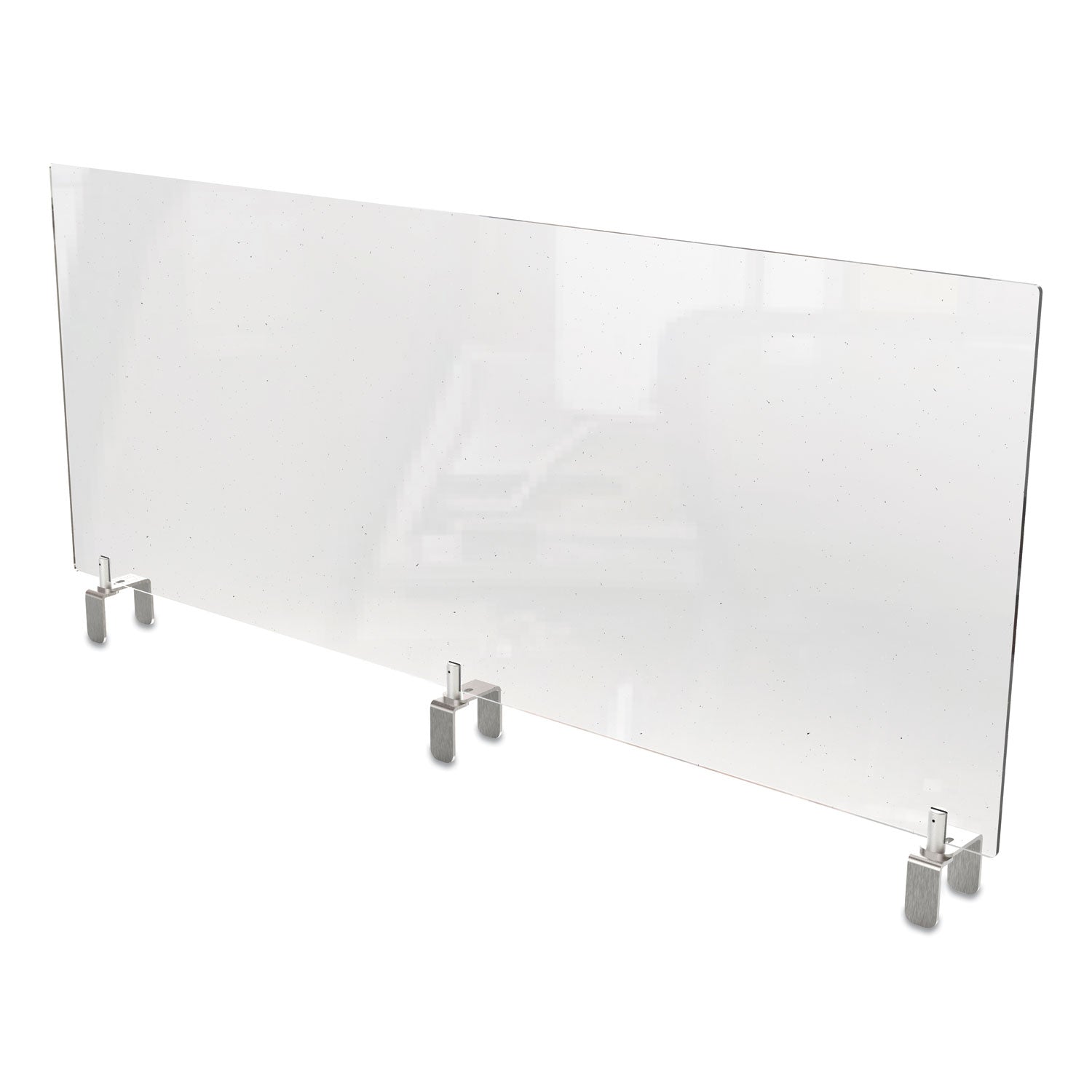 Clear Partition Extender | 48 x 18 | With Clamp